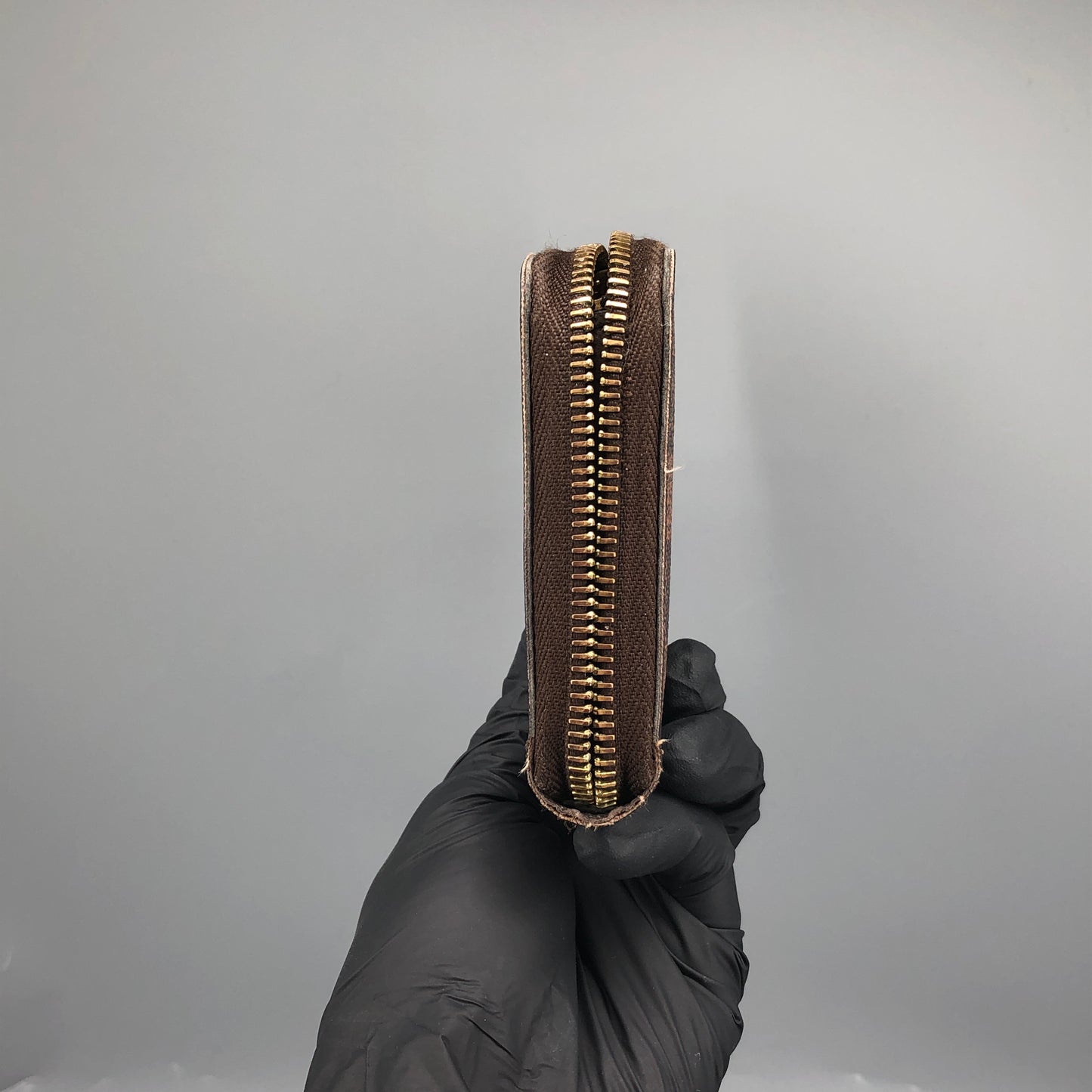 Louis Vuitton Damier Ebene Zippy Wallet Brown