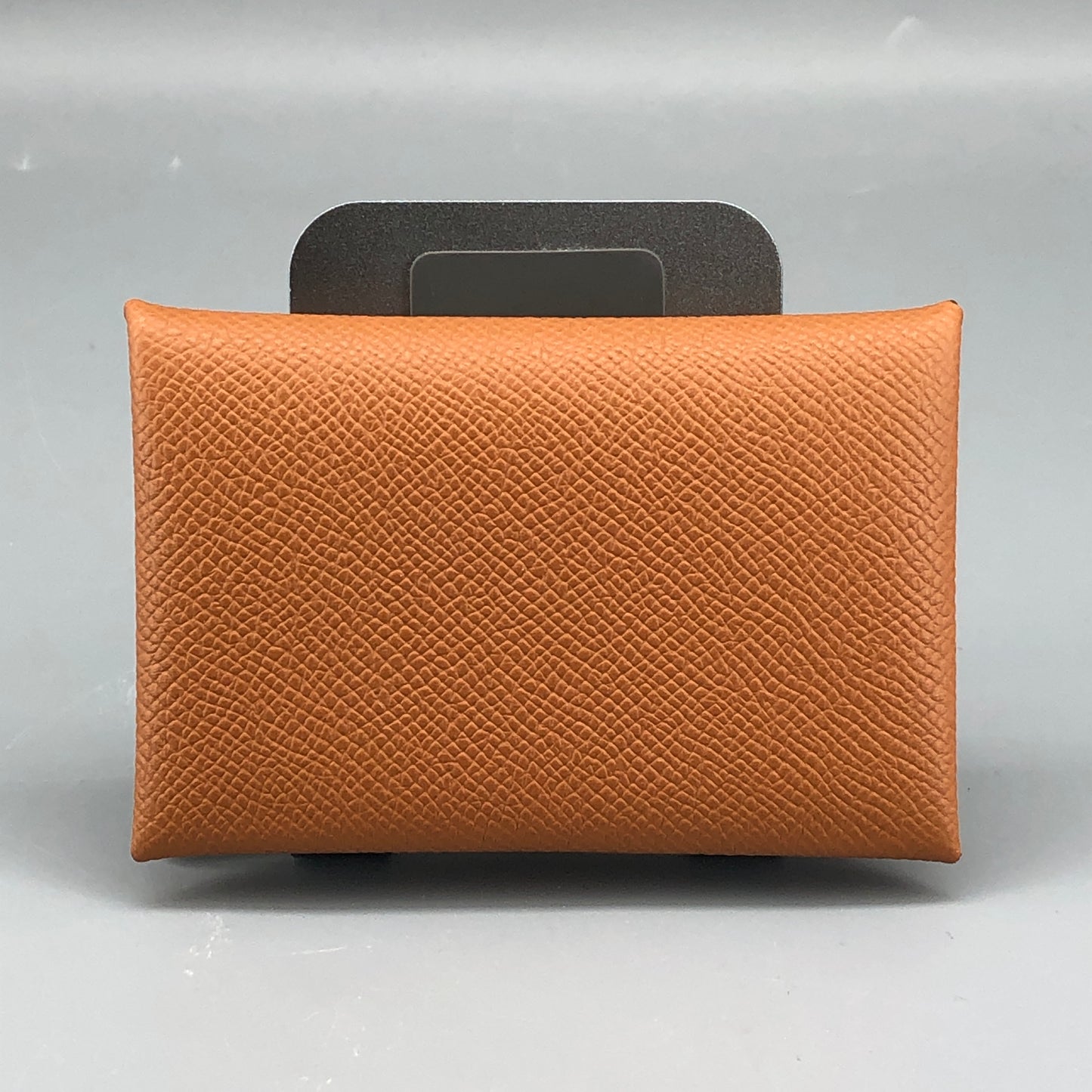 Hermes 2023 Caramel Calvi Card Holder