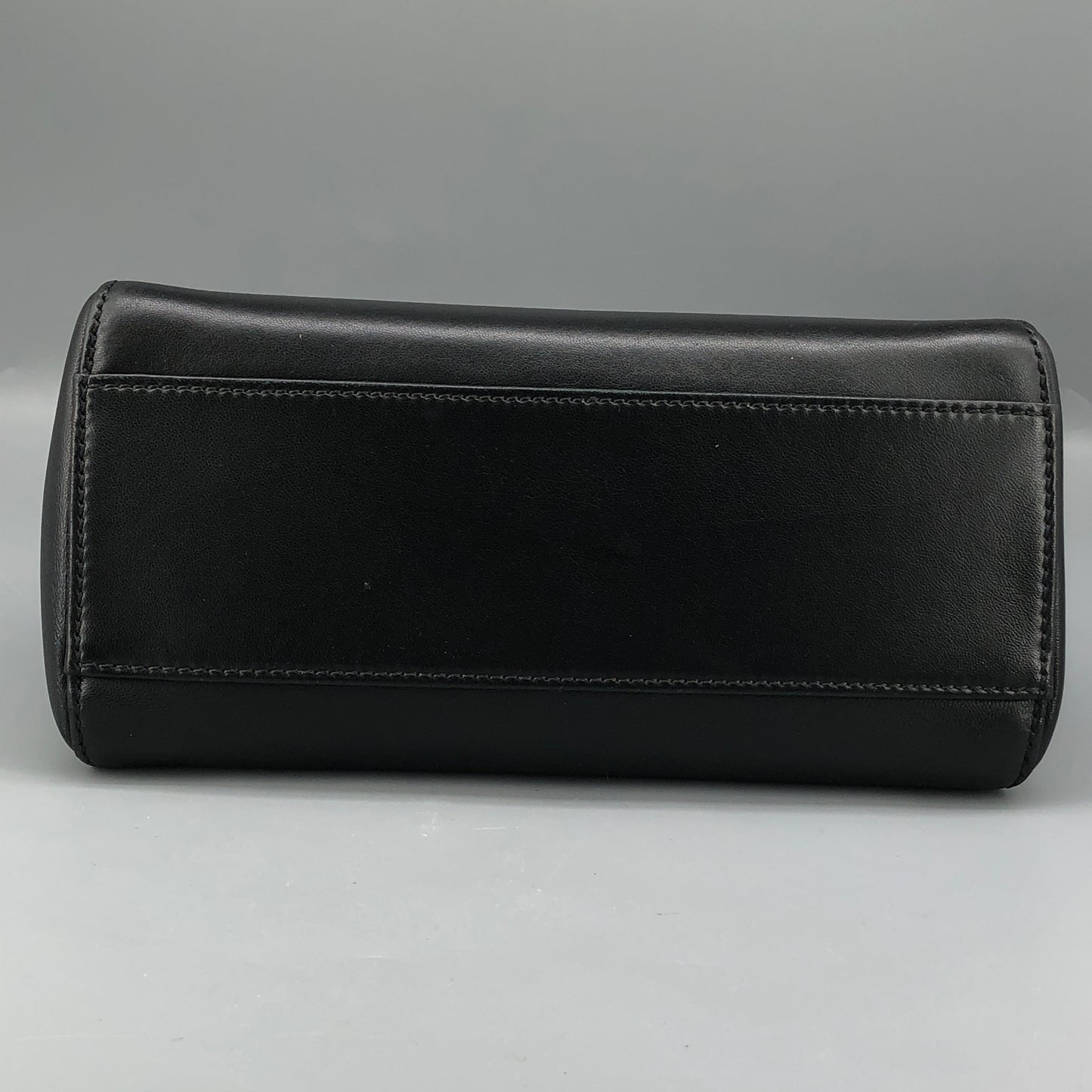 Fendi Peekaboo Mini Black Smooth Calf Leather Handbag