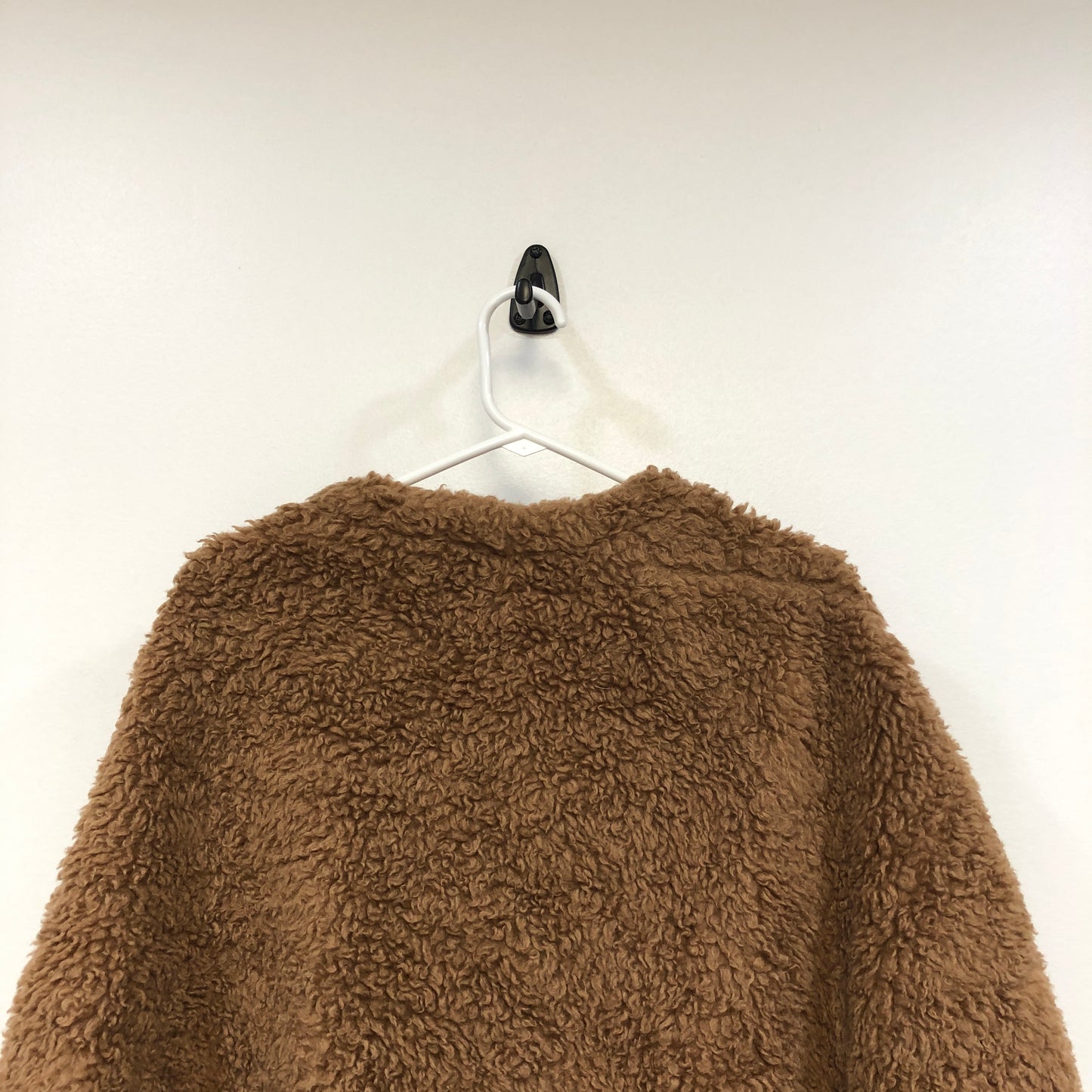 Max Mara Brown Teddy Wool Cape