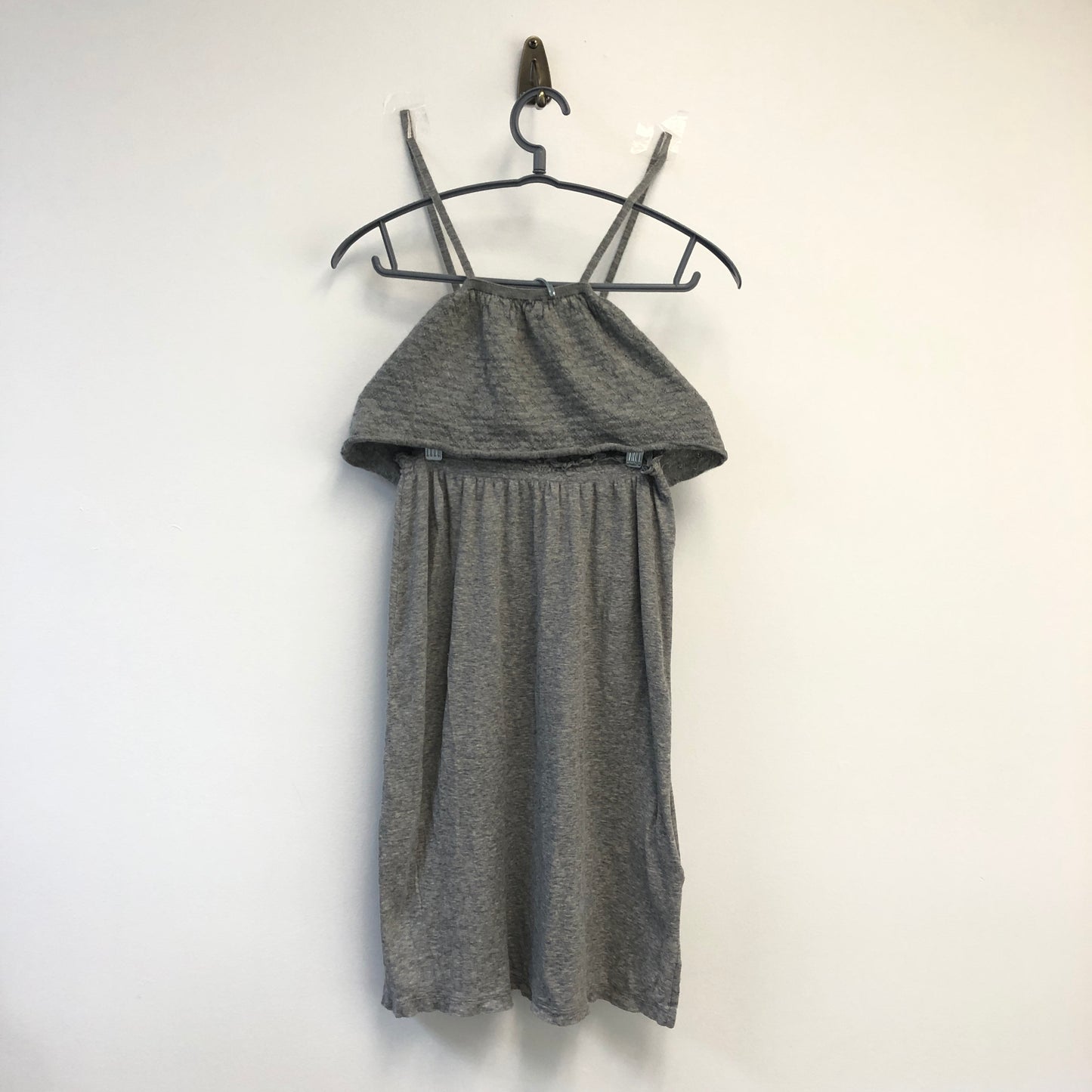 Miu Miu Grey Cotton Camisole & Midi Skirt Set Size XS