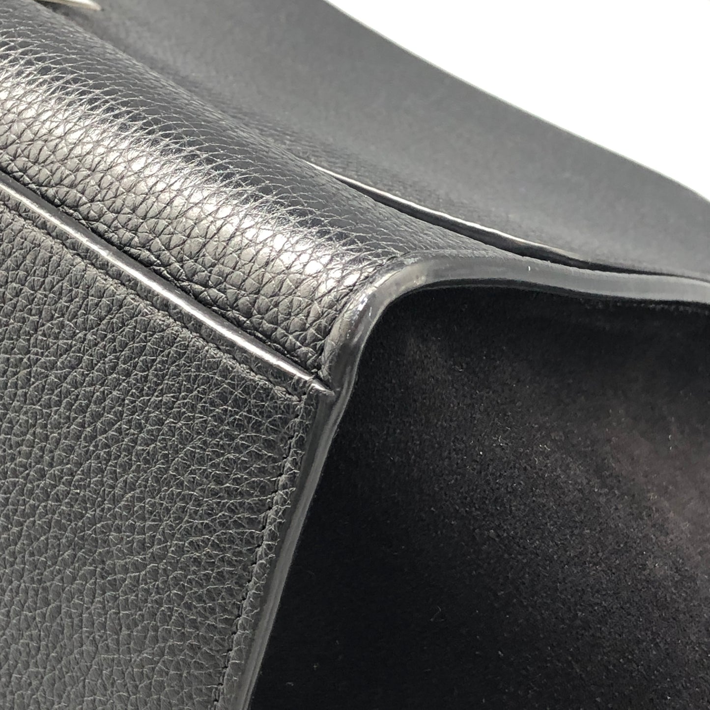 Celine Trapeze Top Handle Bag Black