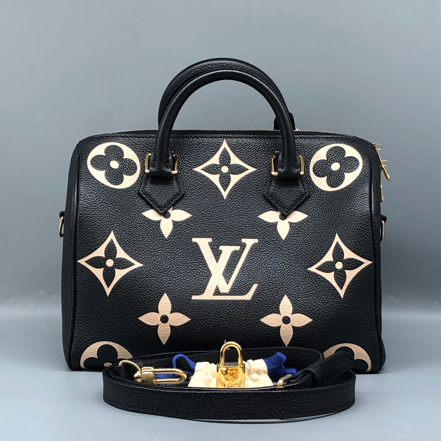 Louis Vuitton Speedy Bandoulière 25 Handbag Black
