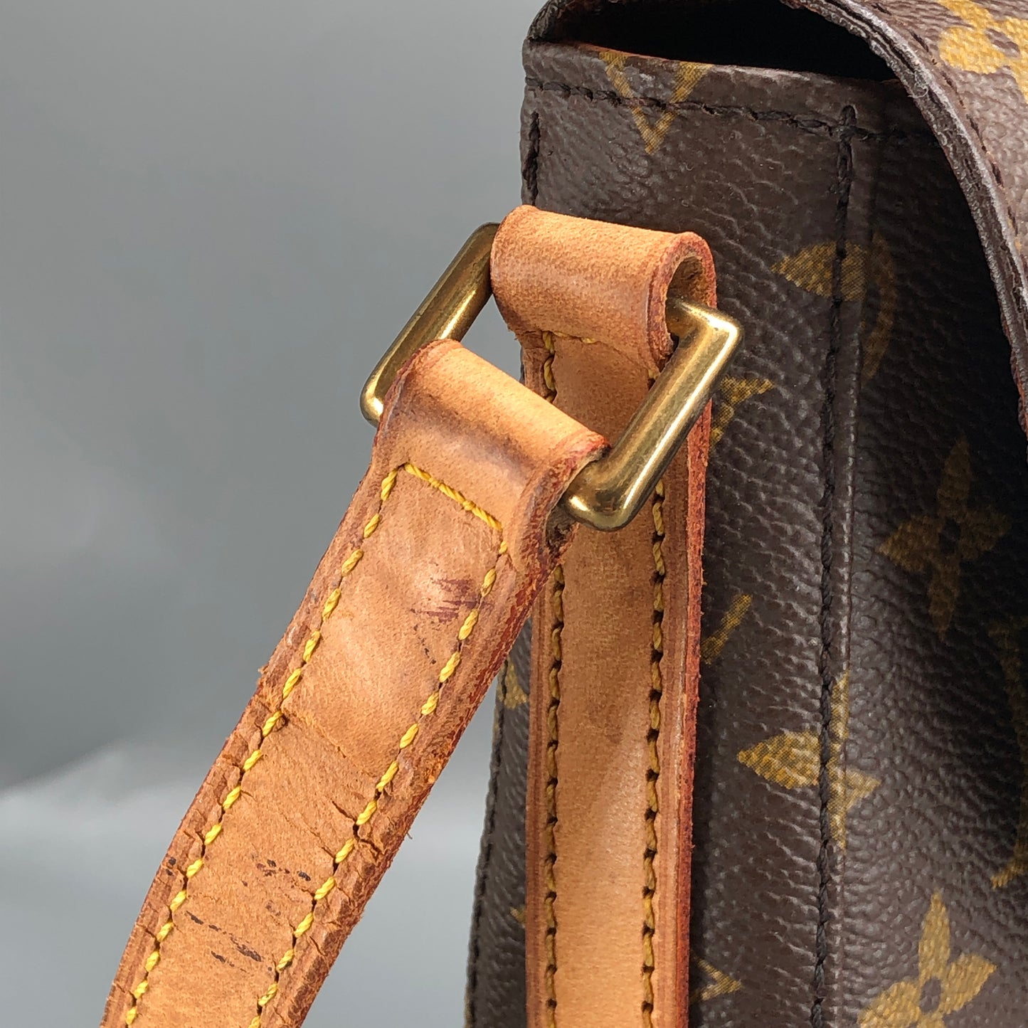 Louis Vuitton Vintage Monogram Chantilly Crossbody Bag Brown