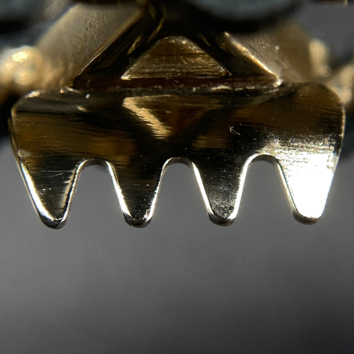 Chanel Gold Logo Hair Barrette