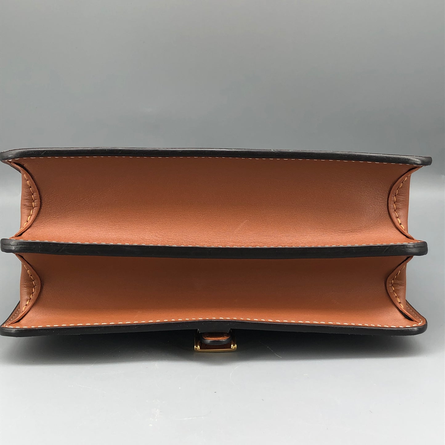 Louis Vuitton Monogram & Leather Biface Crossbody Bag Brown