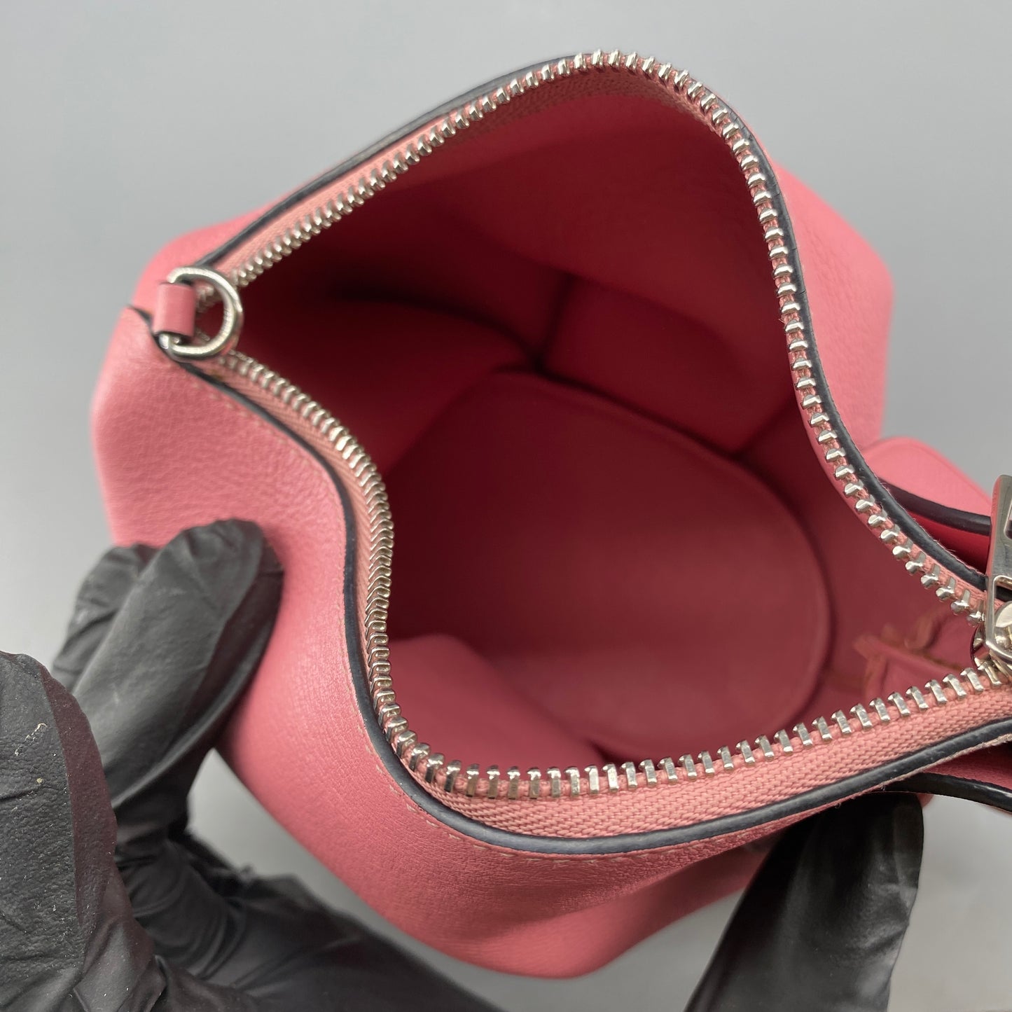 Loewe Pink Leather Elephant Crossbody Bag