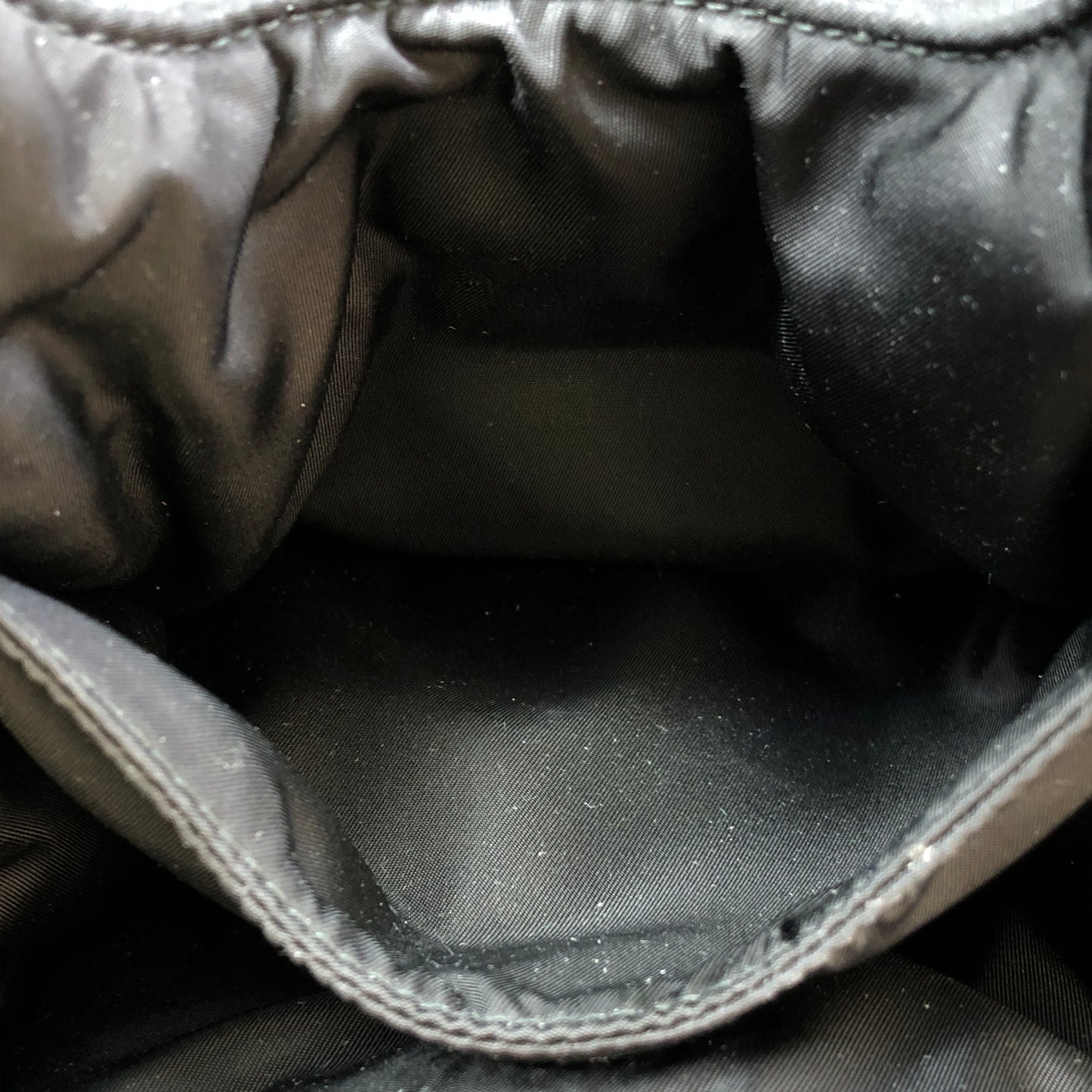 Prada Mini Padded Re-Nylon Tote Bag with Bow Detail Black