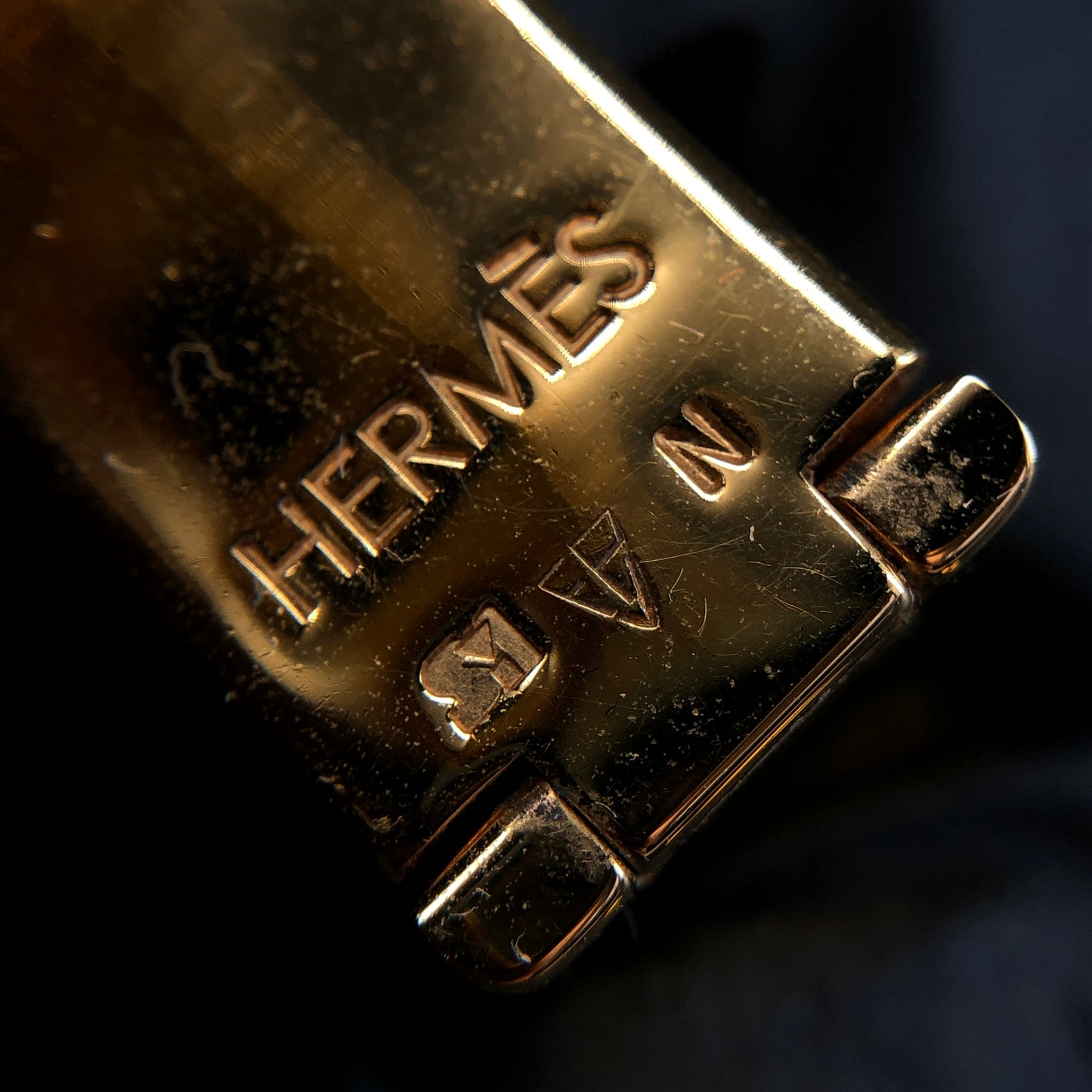 Hermes Clic H Bracelet 17 cm Black
