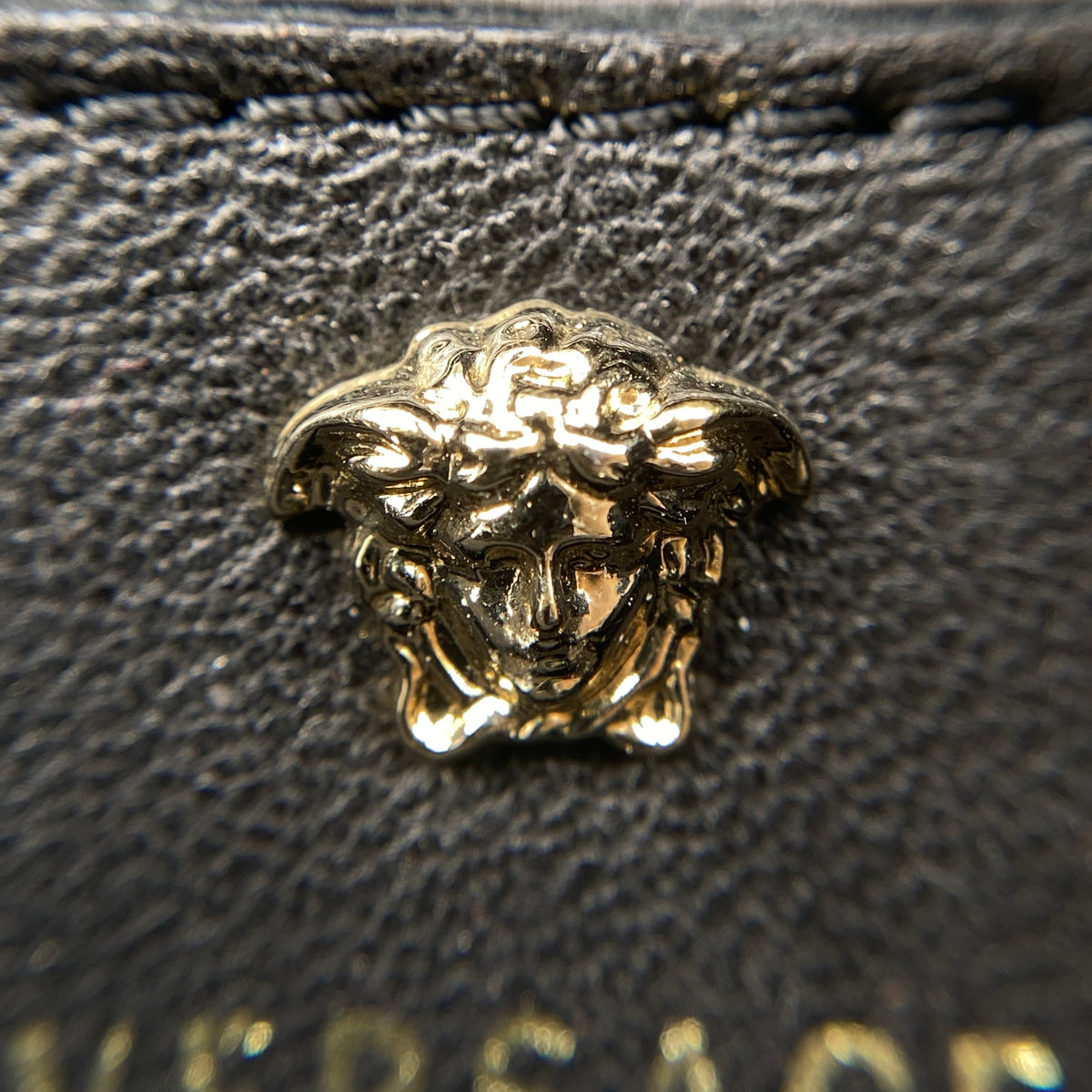 Versace Medusa Logo Mini Backpack Black Nylon