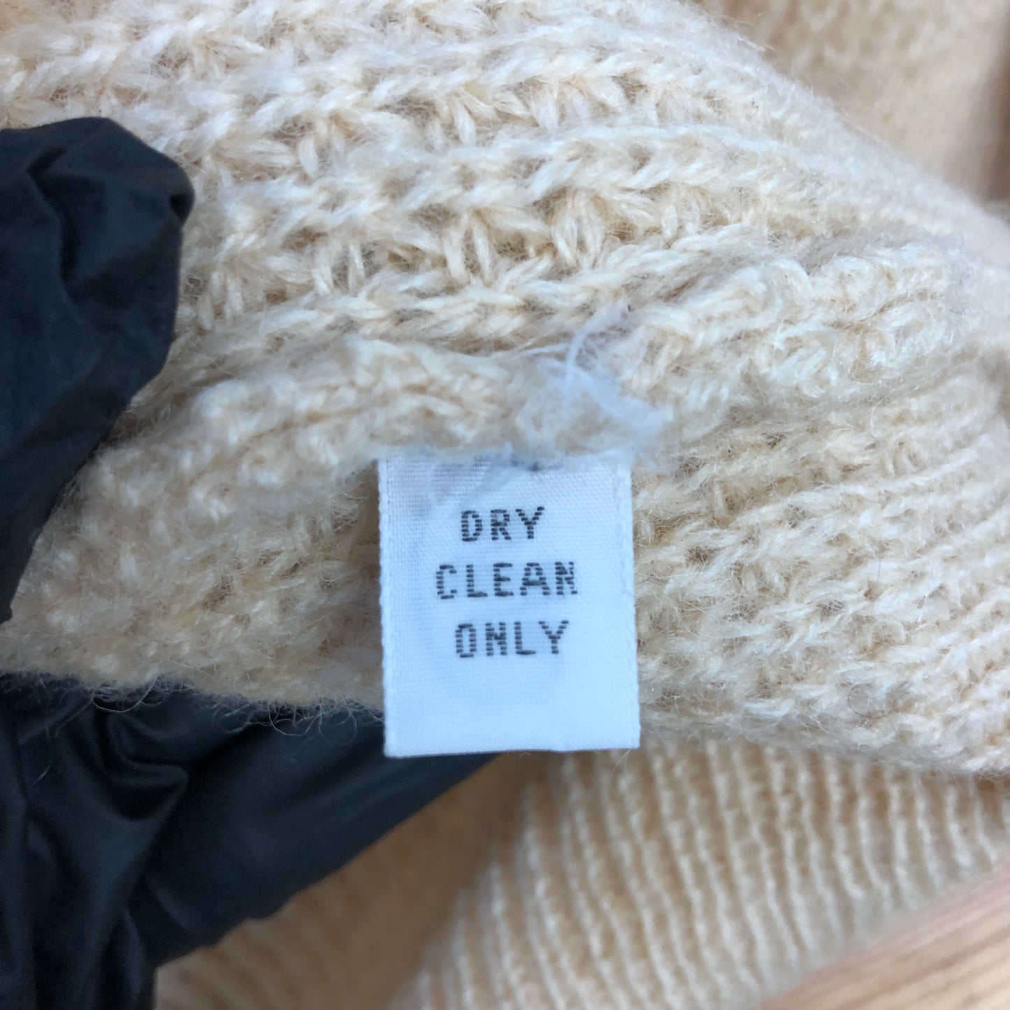 Christian Dior Skin Color Cable Knit Button Vest Size XL