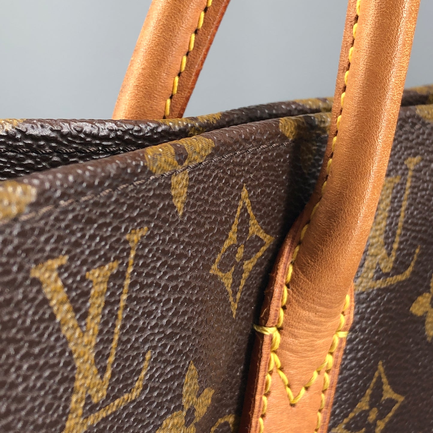 Louis Vuitton Monogram Canvas Tote Bag Brown
