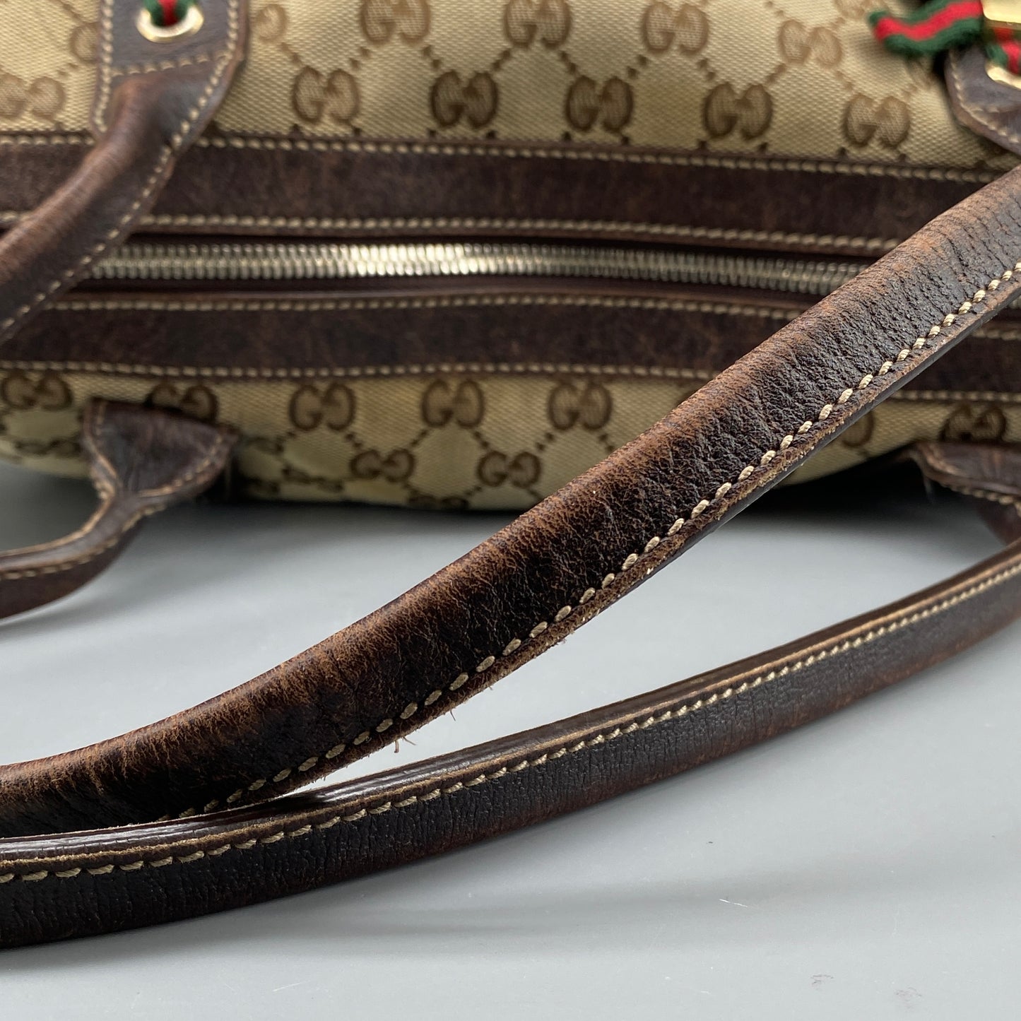 Gucci GG Canvas Handbag Beige/Brown
