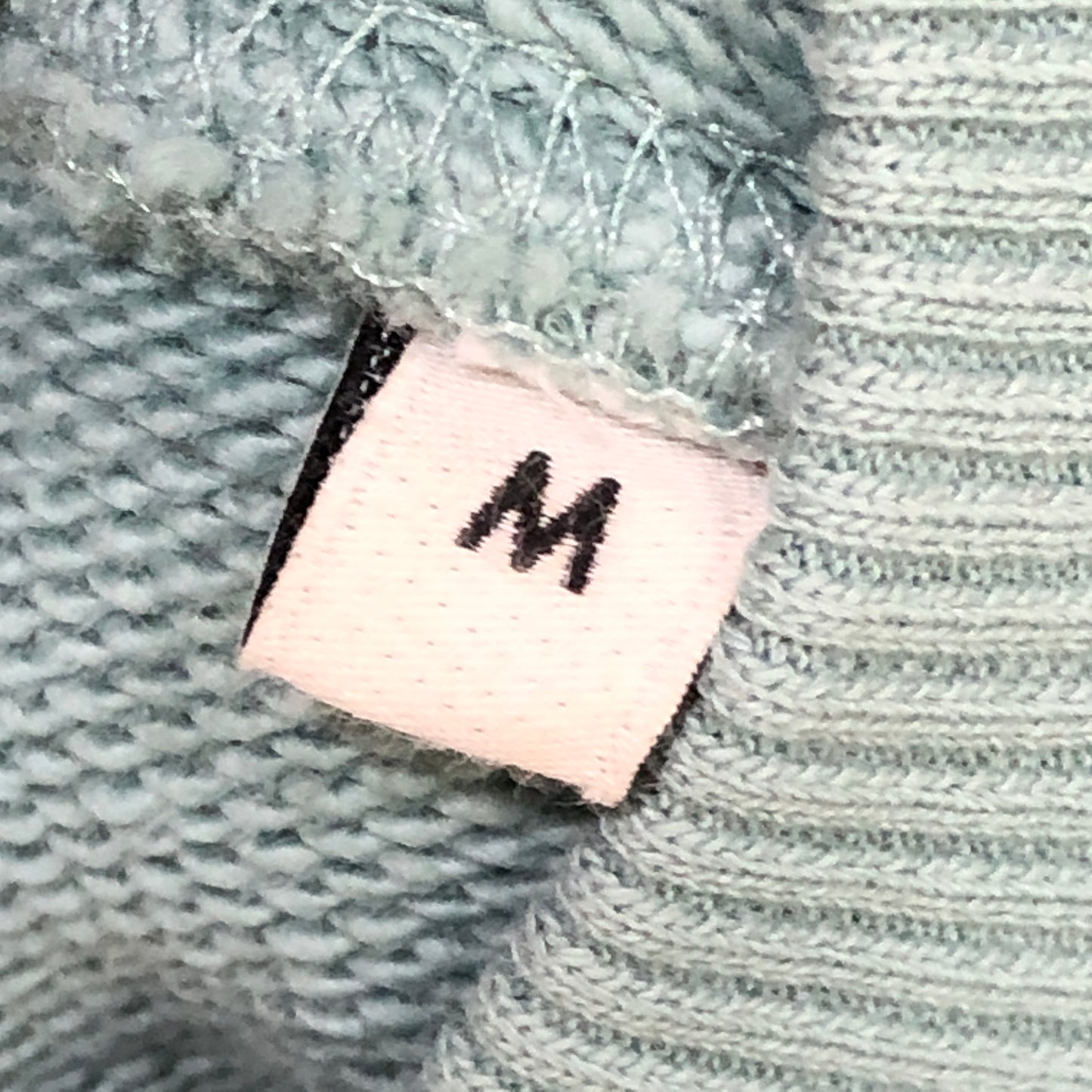 Ami Mint Green Crew Neck Long Sleeve Sweatshirt Size M