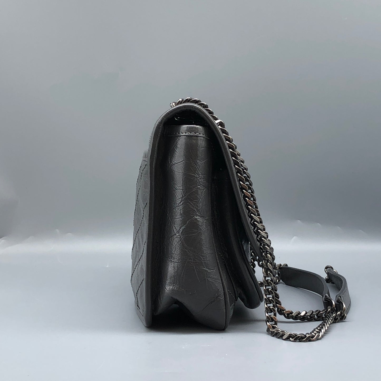 Saint Laurent Niki Medium Shoulder Bag Grey