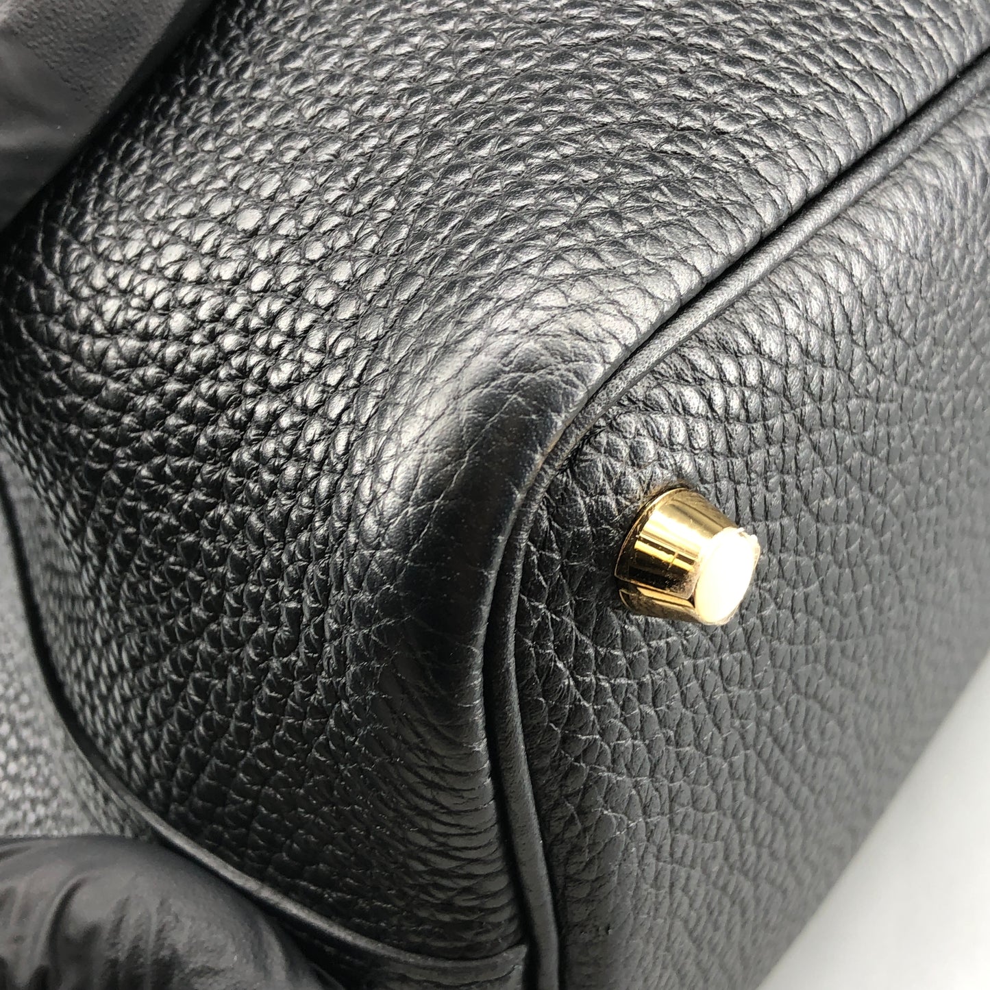 Hermes 2020 Picotin 18 Leather Tote Bag Black