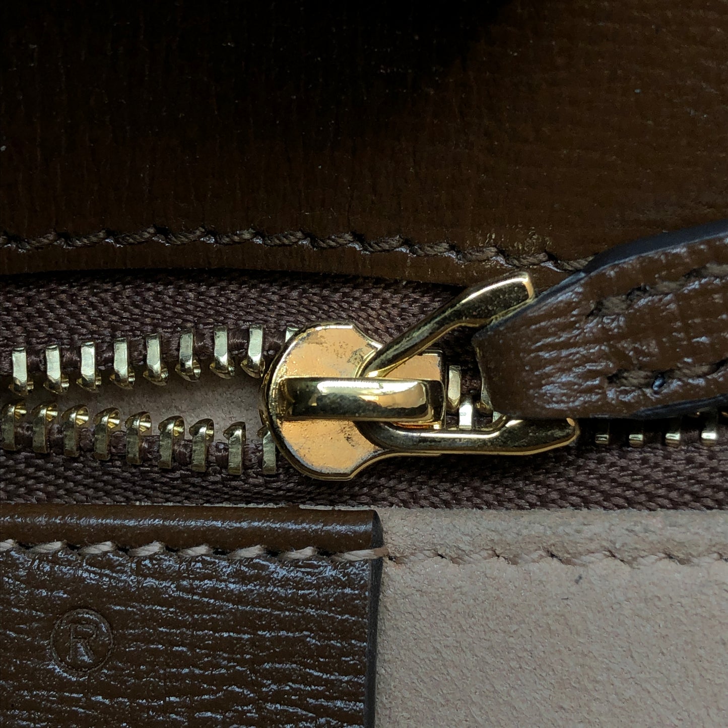 Gucci 1955 Horsebit GG Canvas Crossbody Bag Beige Caramel