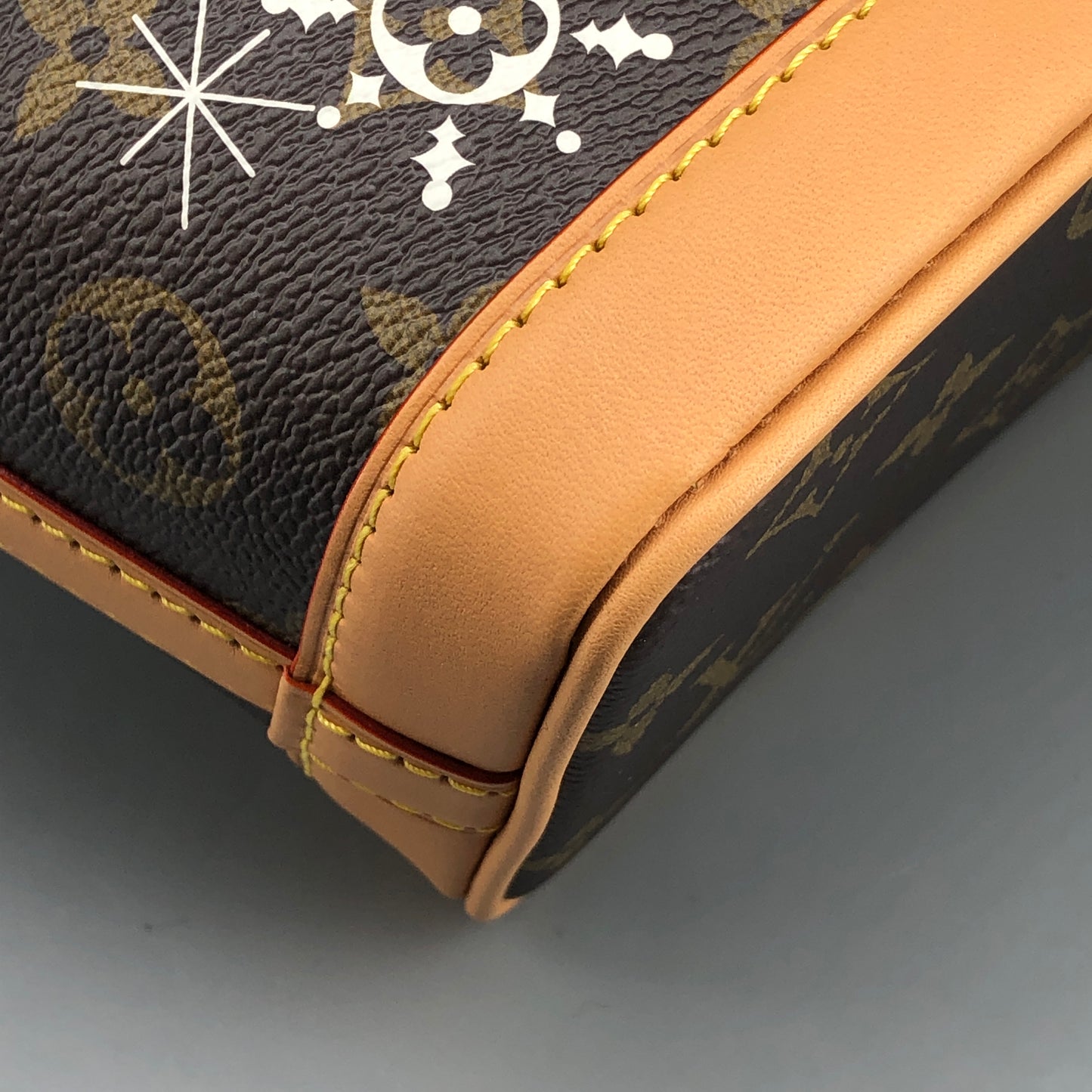 Louis Vuitton Nano Noé Limited  Edition Vivienne Xmas Bucket Bag Brown