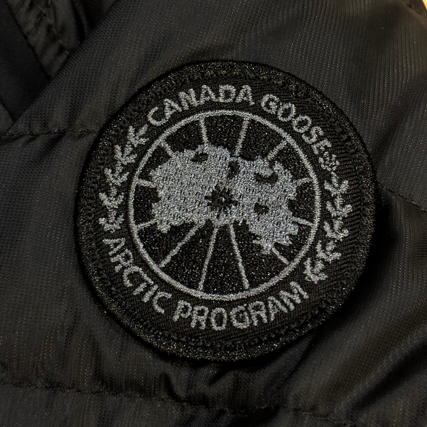 Canada Goose Black Quilted Down Puffer Jacket Size 2XS