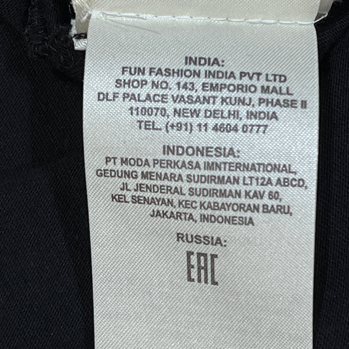Fendi Black  Short Sleeve T-shirt Size XS