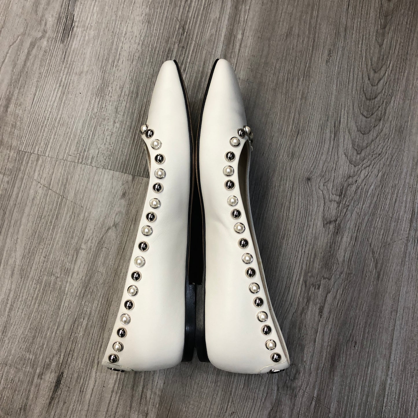 Jimmy Choo Women's Ballet Flats Size 35 White