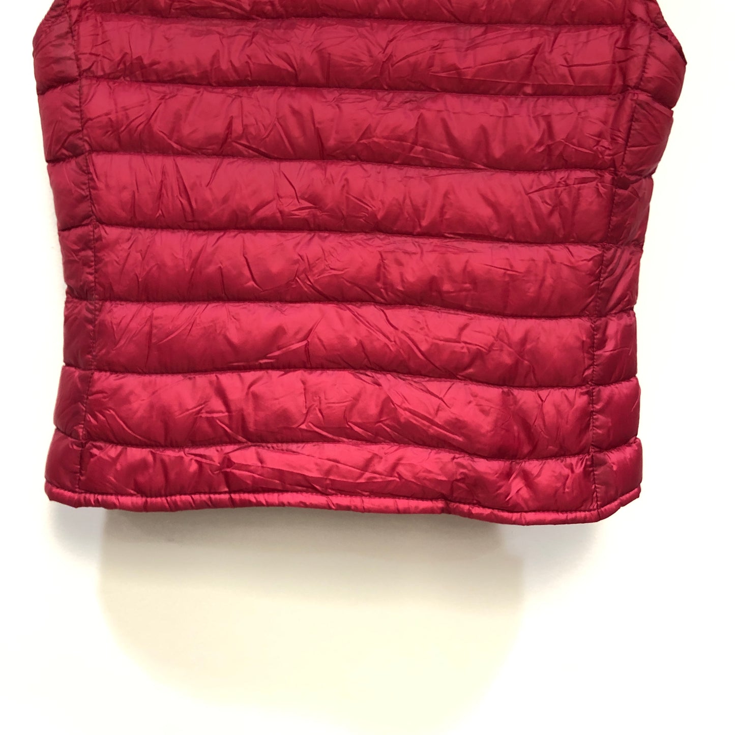 Moncler Fuchsia Stand Collar Quilted Down Gilet Size 2