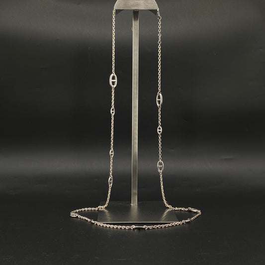 Hermes 925 Silver Chaine Farandole Necklace