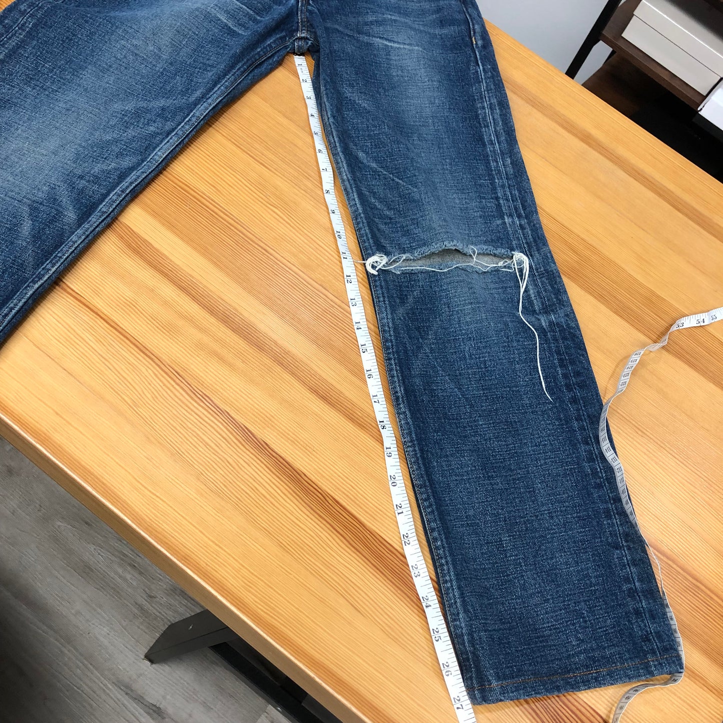 Celine Jeans Size 24 Blue