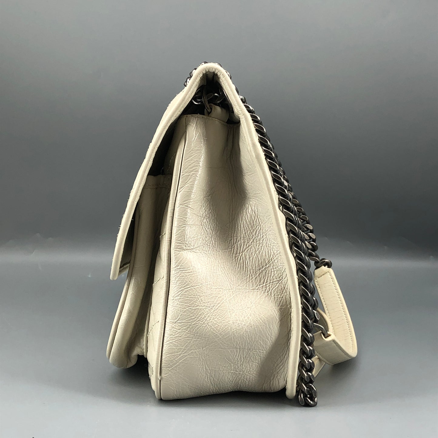 Saint Laurent Niki Medium Shoulder Bag Cream