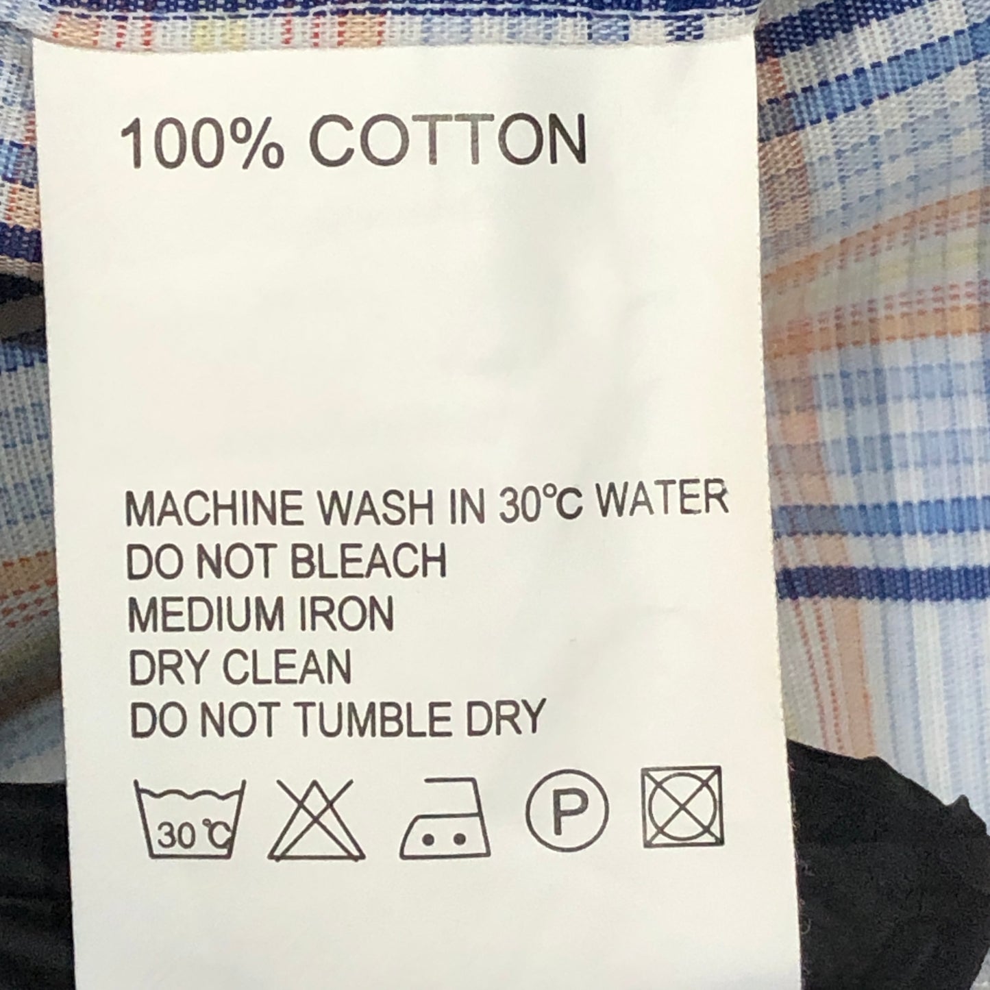 Balenciaga Blue Yellow White Plaid Short Sleeve Button Shirt US Size 6