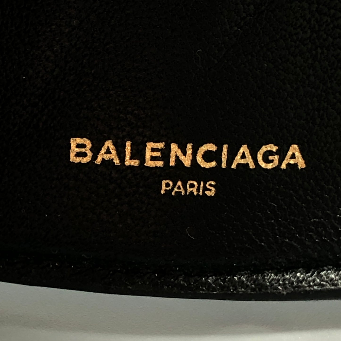 Balenciaga Black Smooth Leather Short Wallet