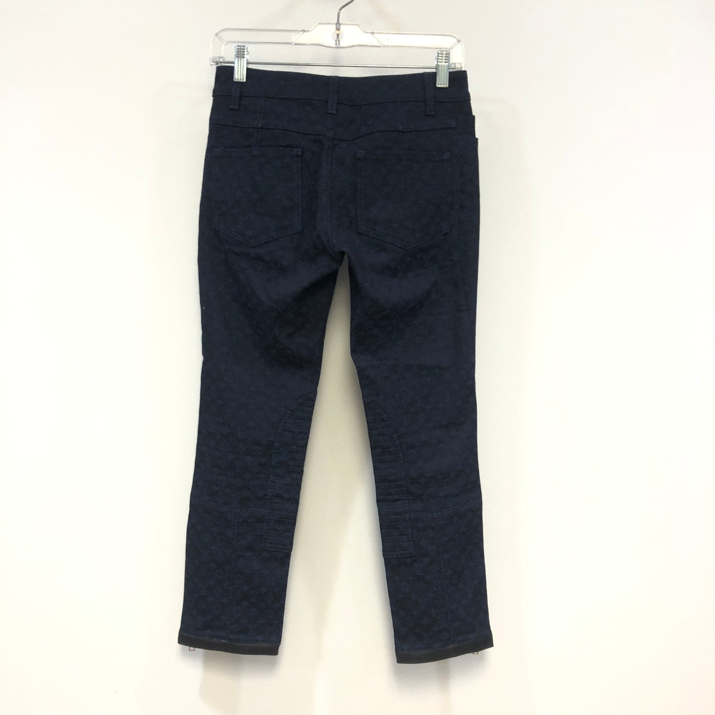 Louis Vuitton Monogram Navy Slim Fit Pants Size 36