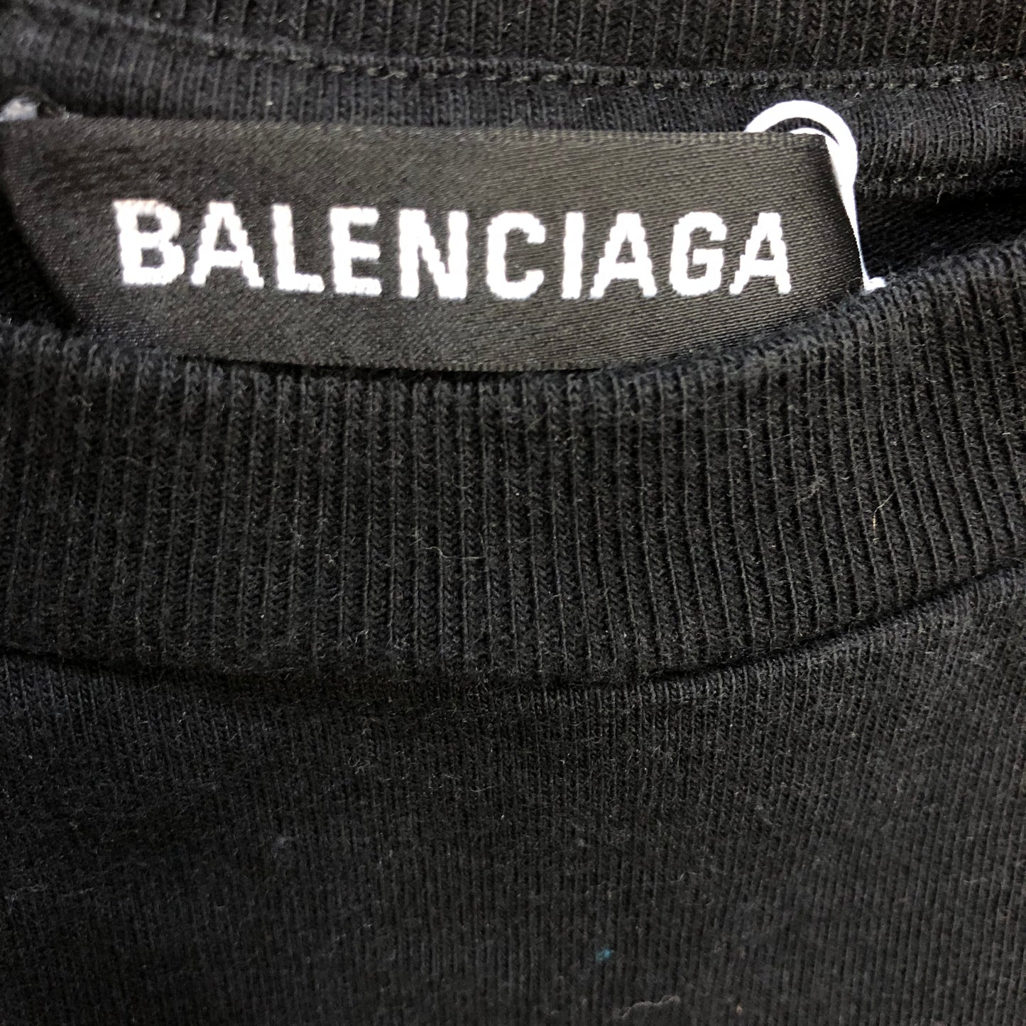 Balenciaga Paris Logo Print T-Shirt Black