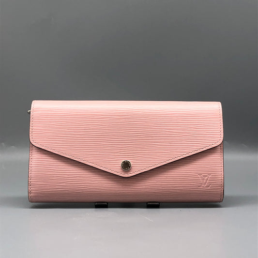 Louis Vuitton Epi Sarah Long Wallet Blush Pink
