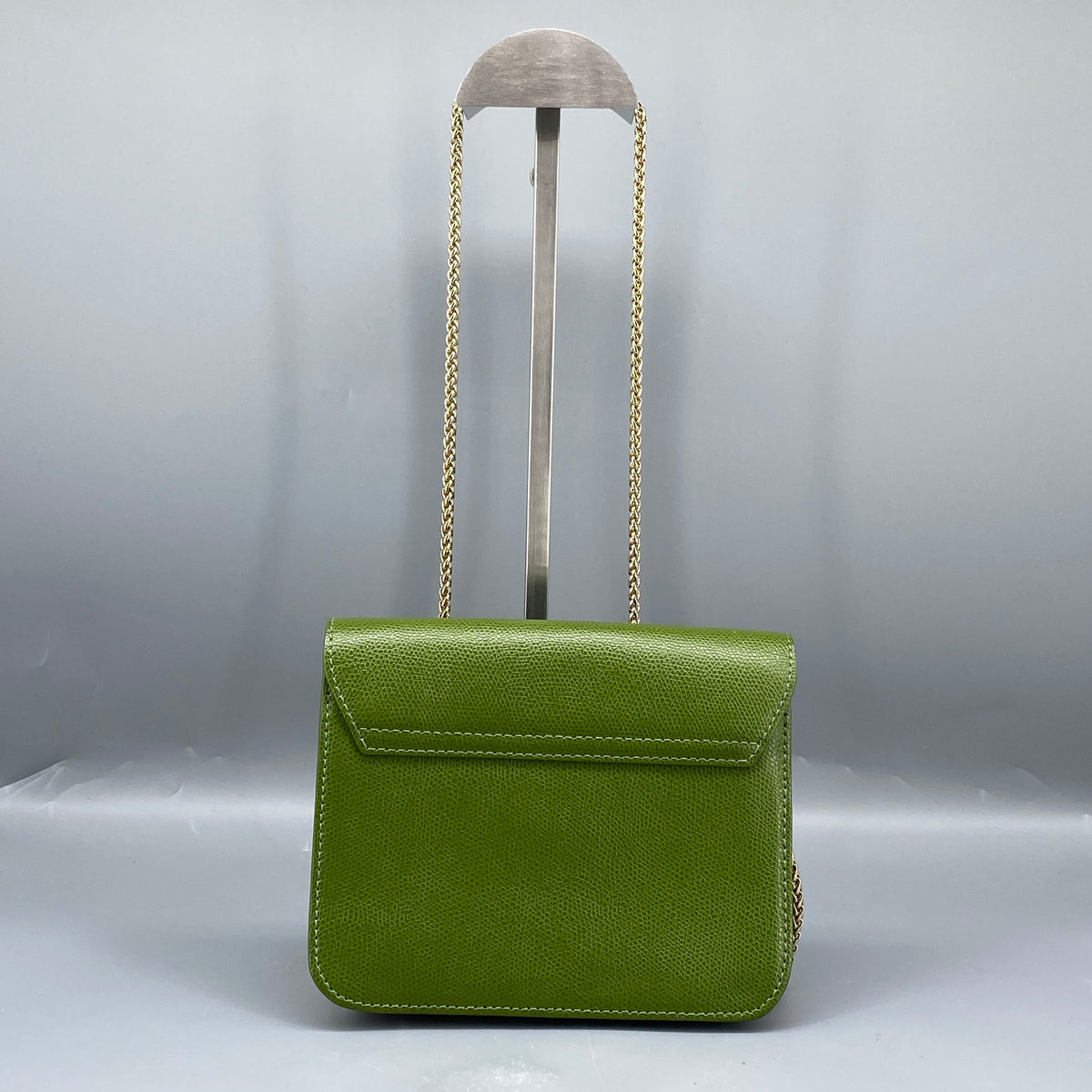 Furla Metropolis Green Leather Crossbody Bag