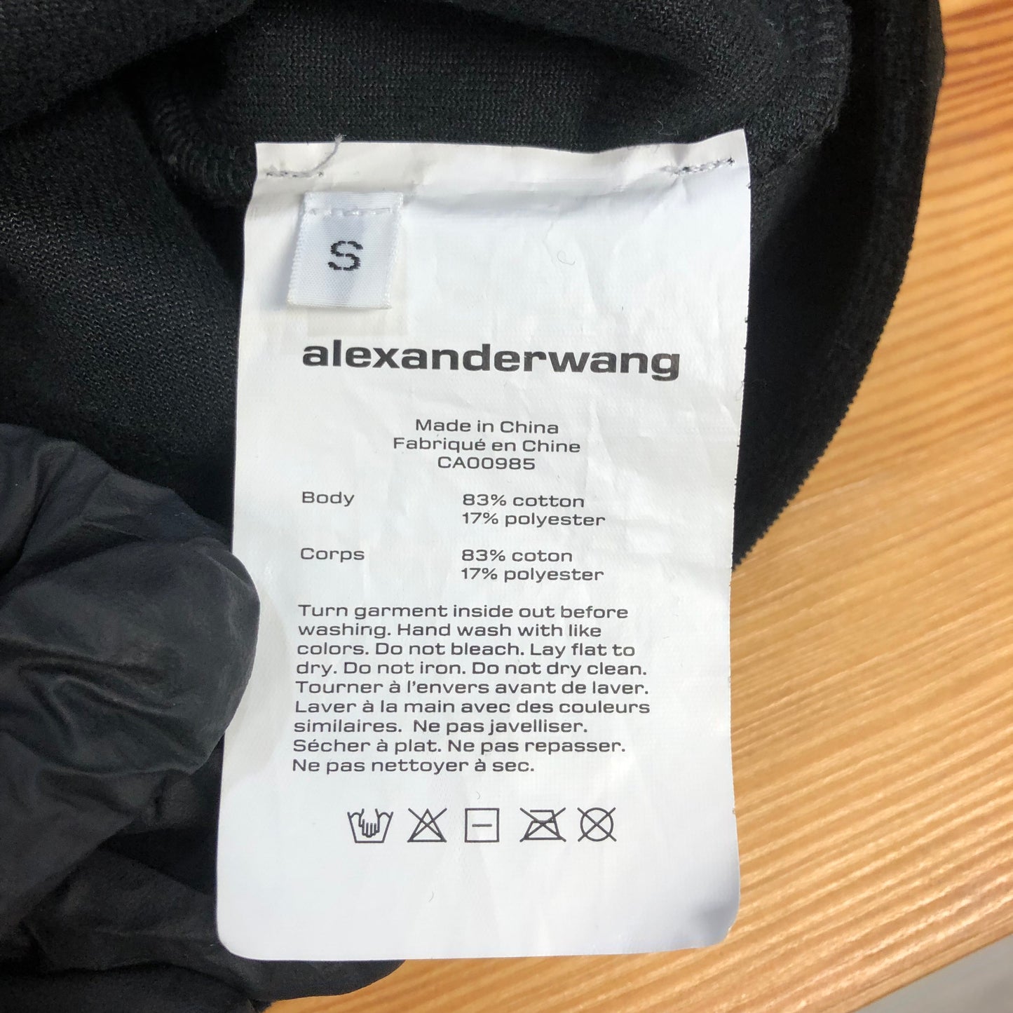 Alexander Wang Top and Shorts Set Black