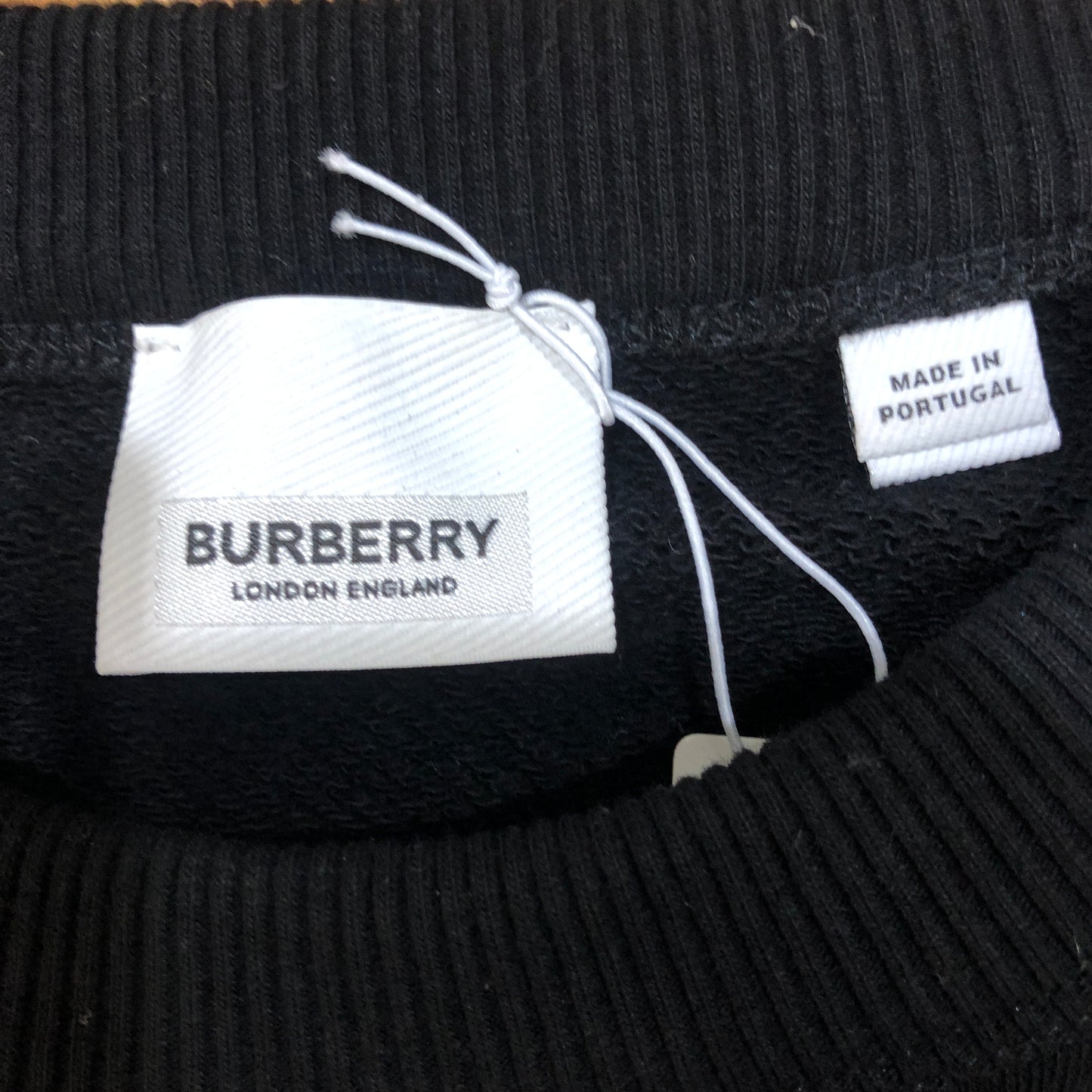 Burberry Bambi Print Cotton Sweatshirt Size S Black