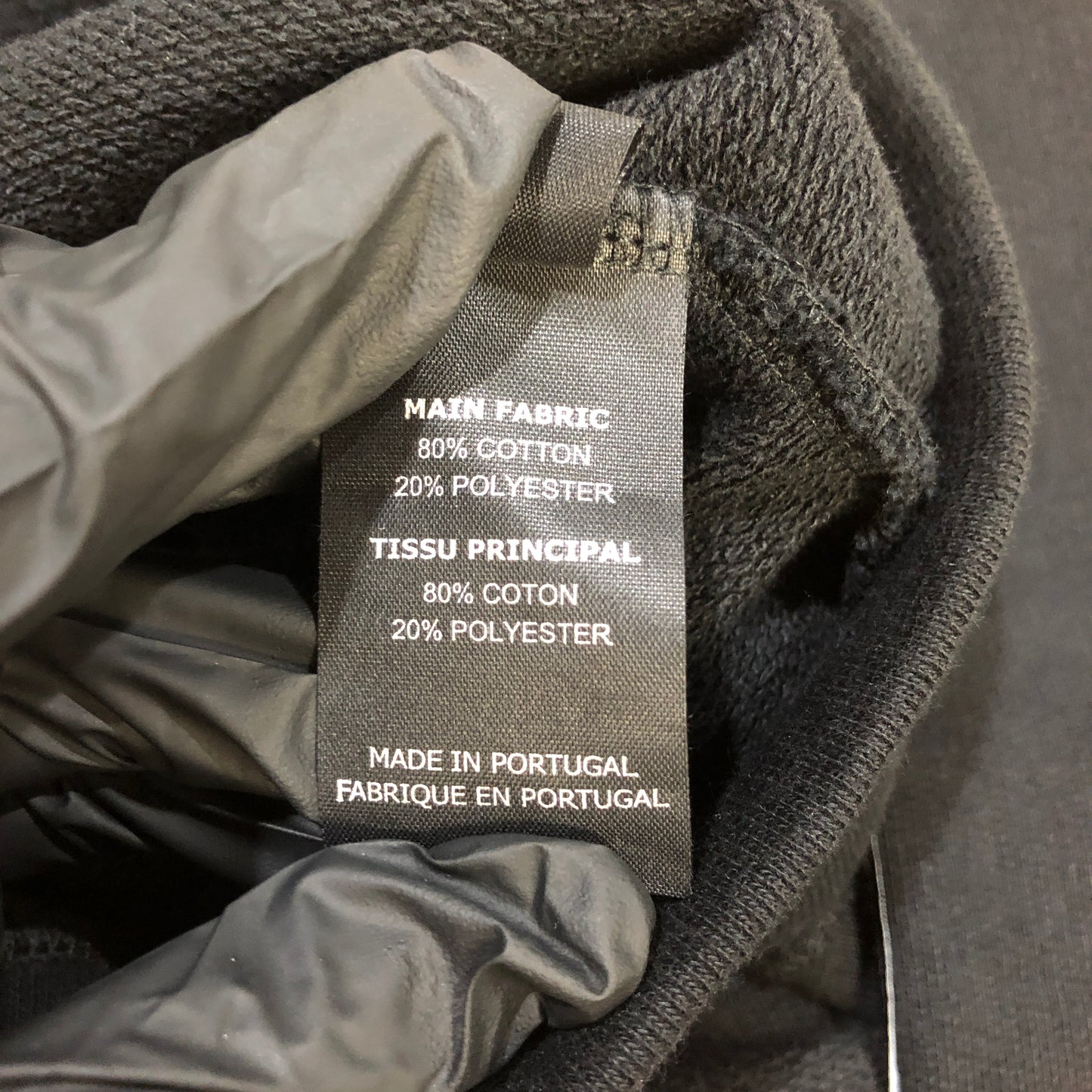 Vetements Black Logo Tape Hoodie & Track Pants Set