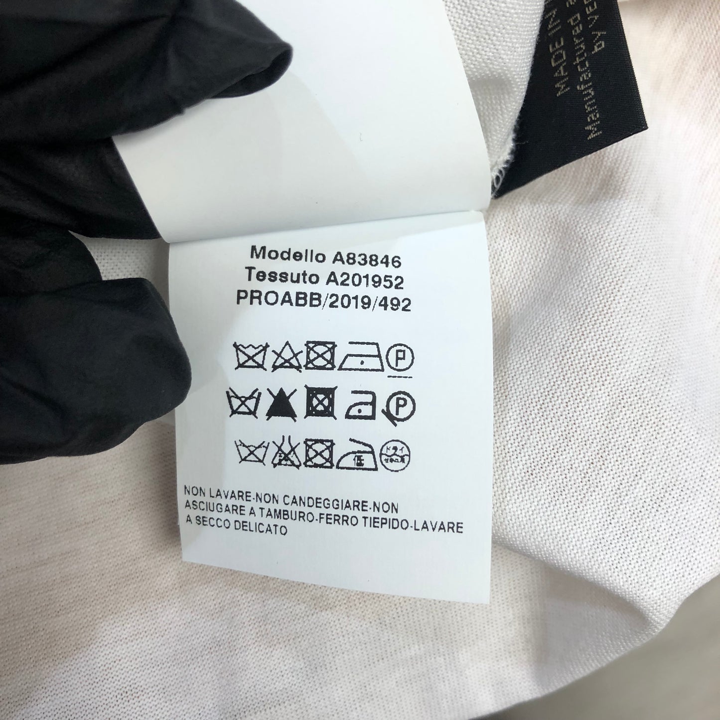 Versace White Logo Print T-Shirt
