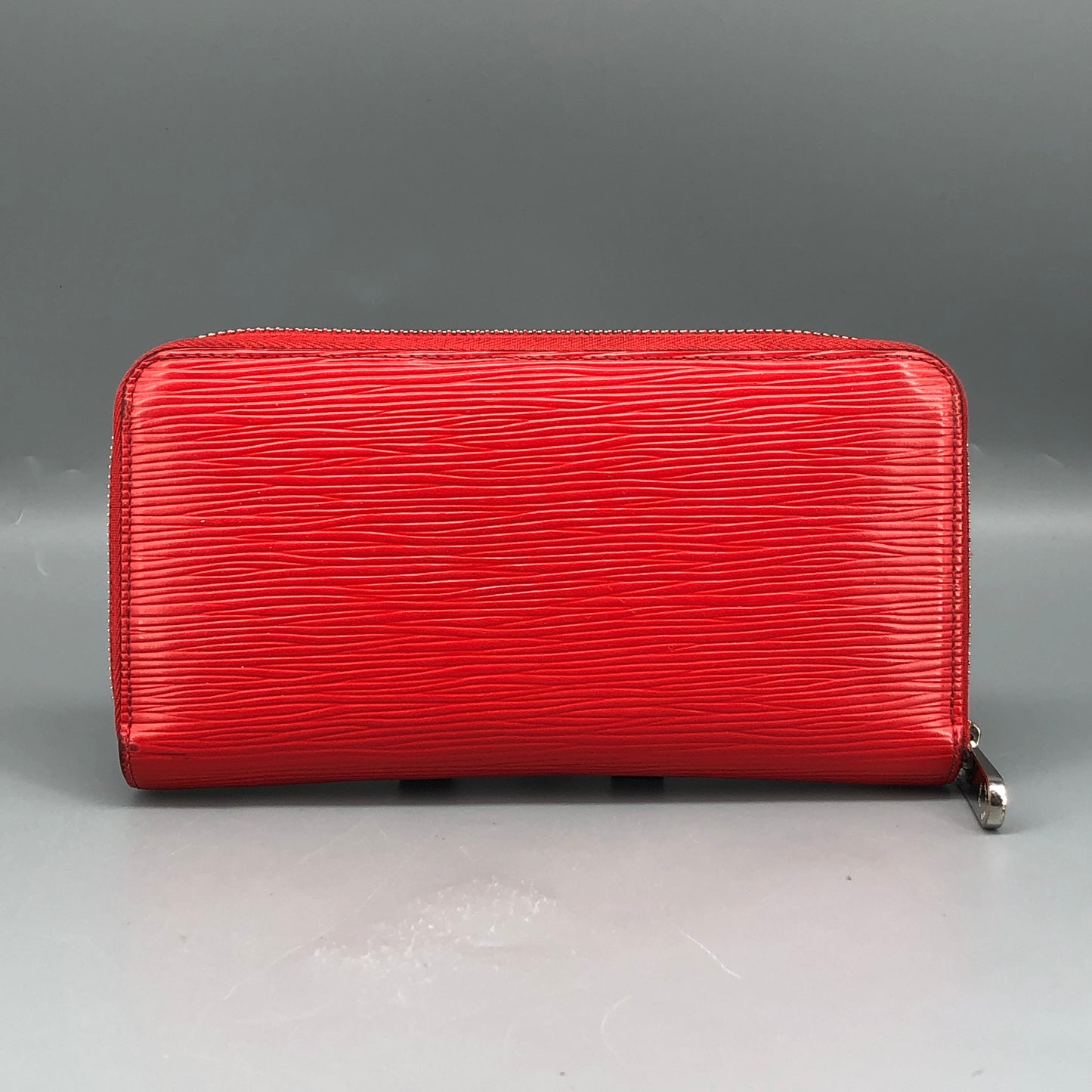Louis Vuitton Epi Leather Zippy Wallet Red