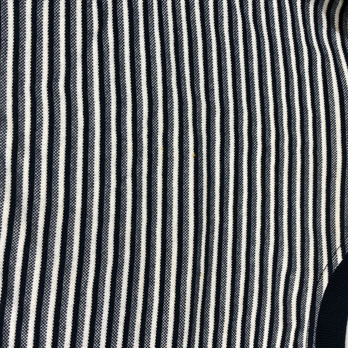 Lanvin Navy blue & white horizontal stripes T-shirt Size XXL