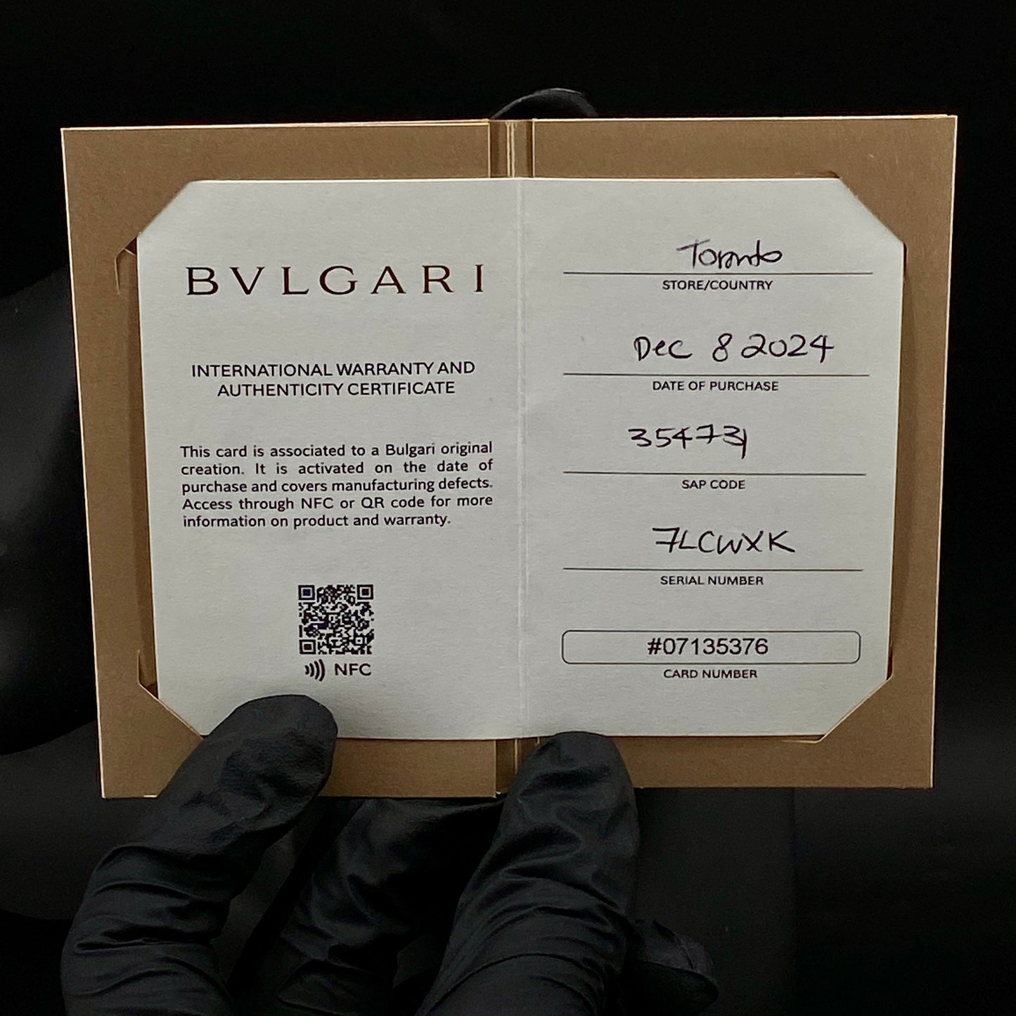 Bvlgari AU750 Yellow Gold Crystal Stud Single Earring