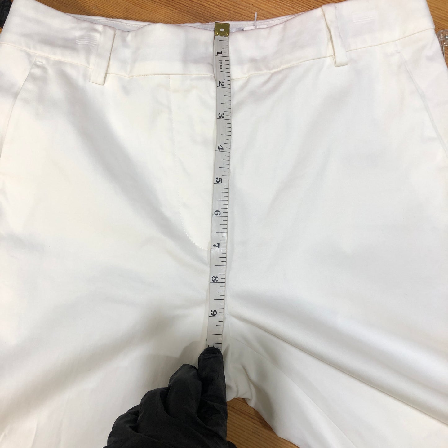Max Mara White Cropped Trousers Size US 4