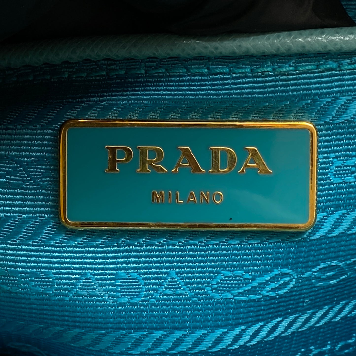 Prada Saffiano Tiffany Blue Promenade Handbag