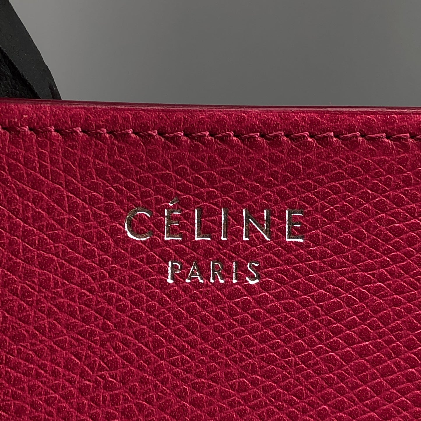 Celine Pink Calf Leather Phantom Luggage Tote Bag