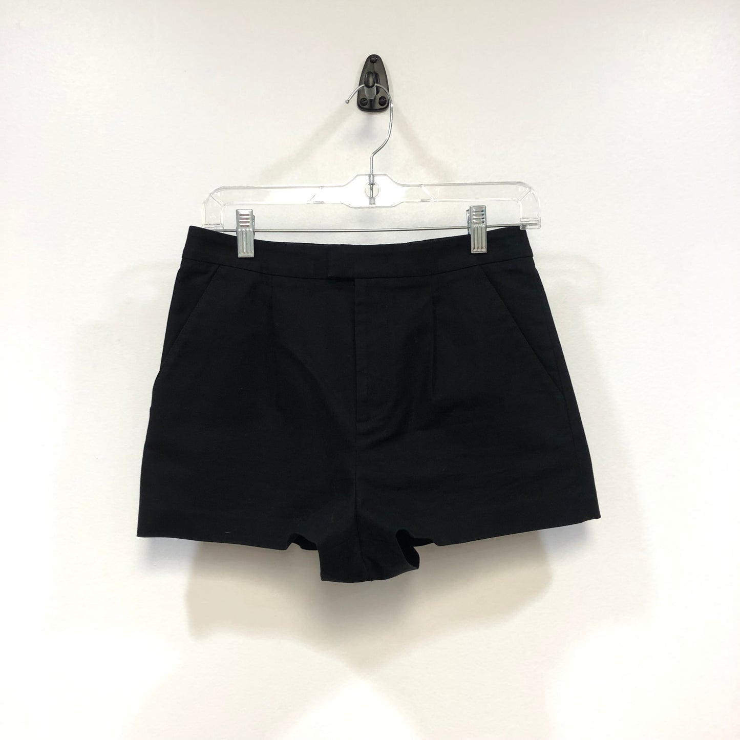 Valentino Black Back Lace-Up Detail Shorts