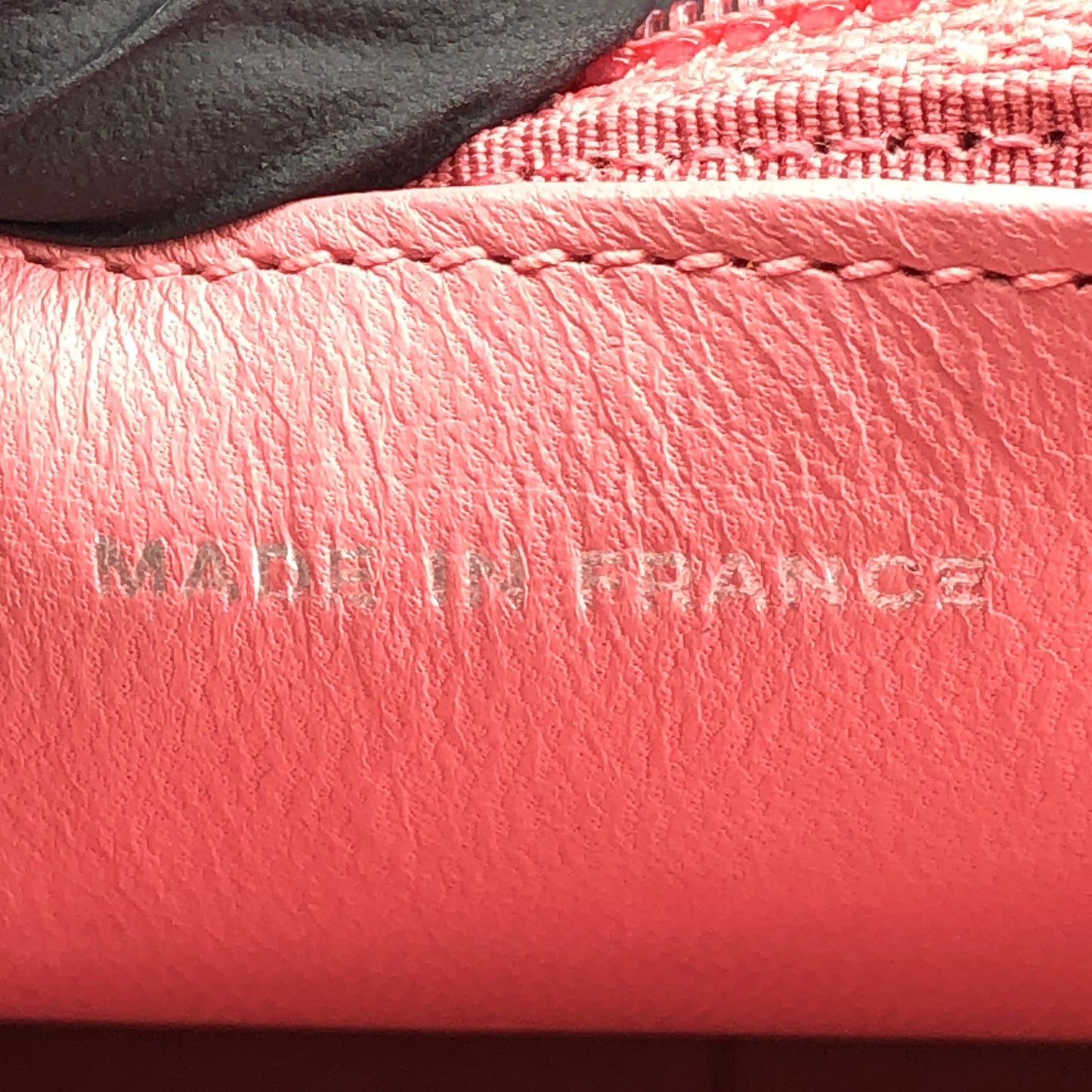 Chanel Light Pink Quilted Leather Wallet on Chain