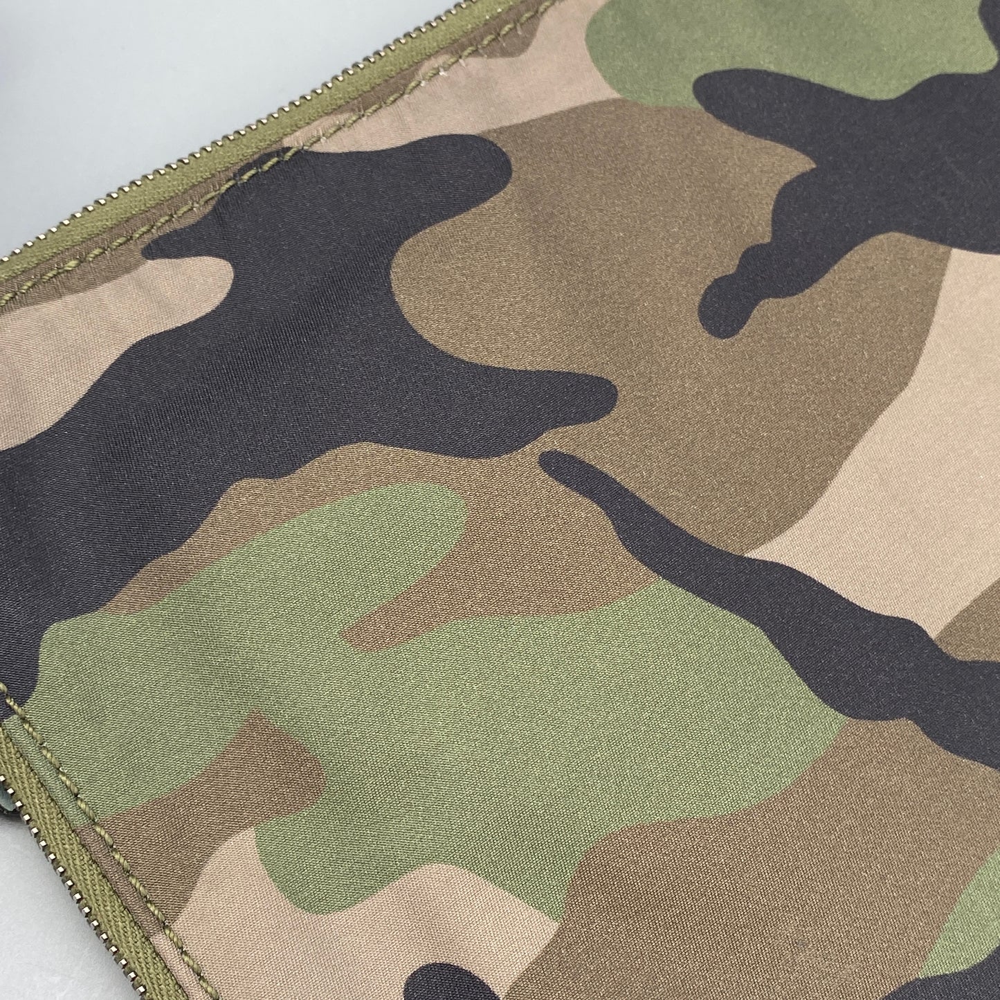 Valentino Camo Clutch Pouch Bag