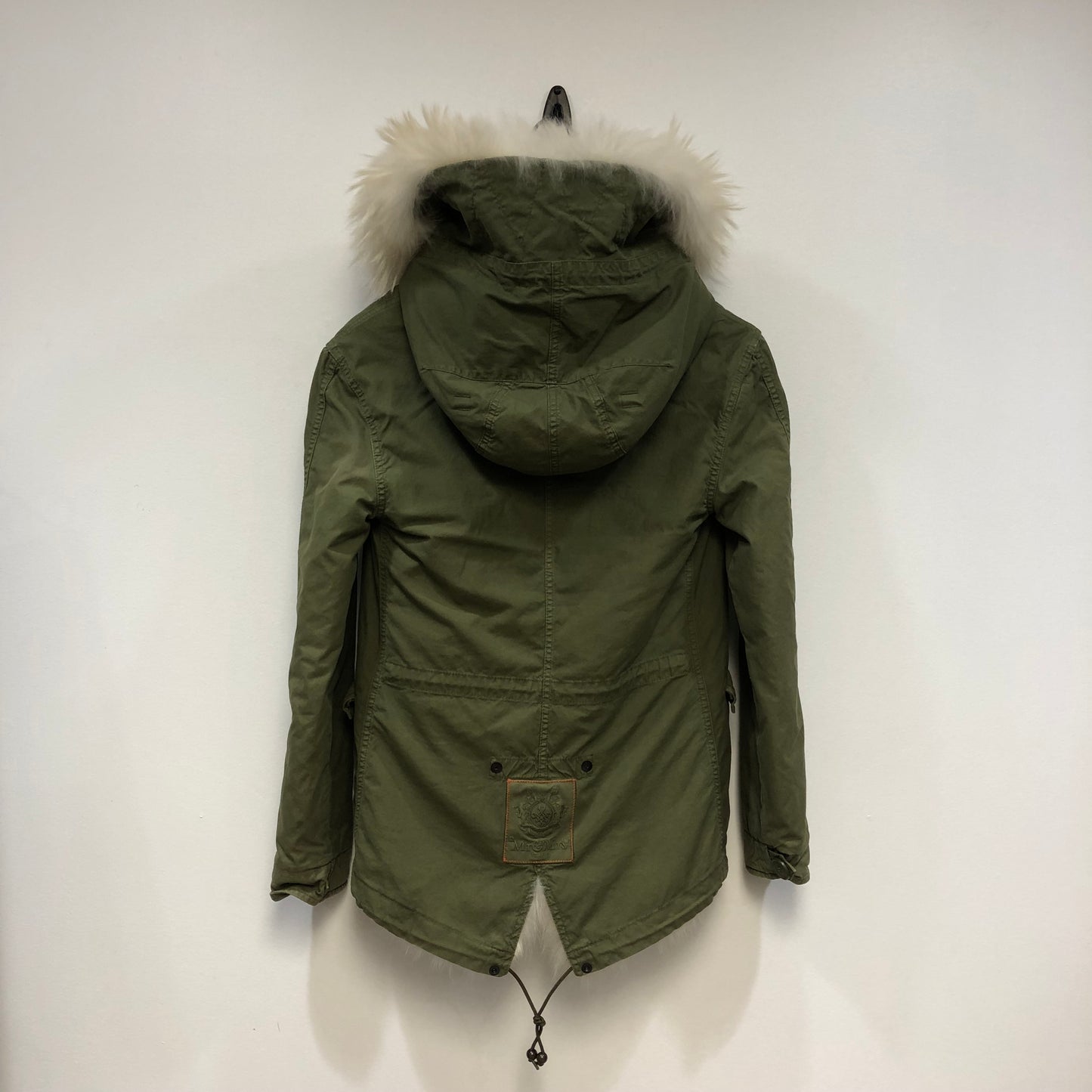 Mr & Mrs Italy Fur Trim Parka Size XS Green