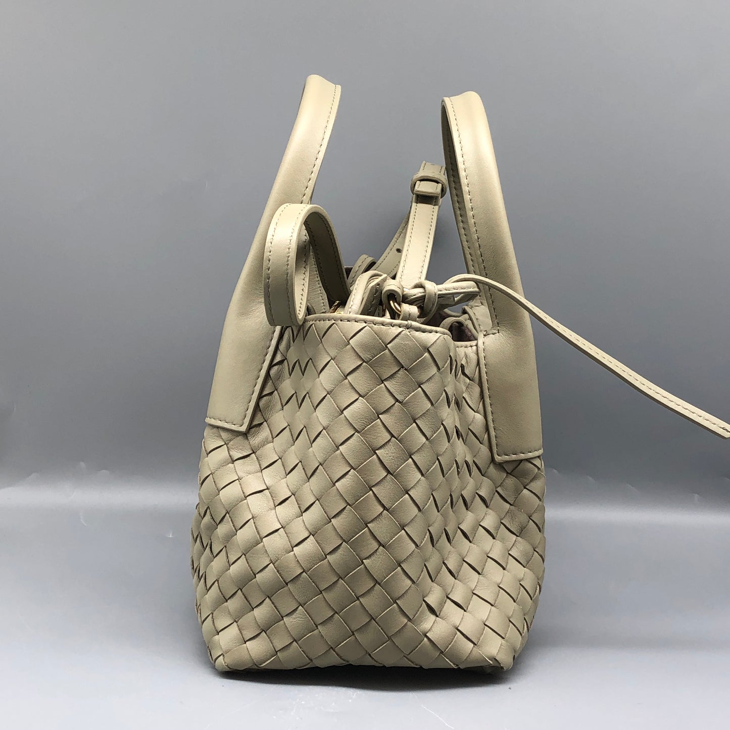 Bottega Veneta Intrecciato Small Tote Bag Matcha Green
